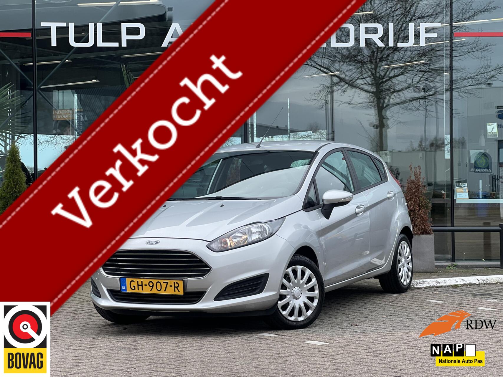 Ford Fiesta 1.0 Style 5 Deurs Airco Navi Trekhaak 1eEig NAP 2015 - voorkant