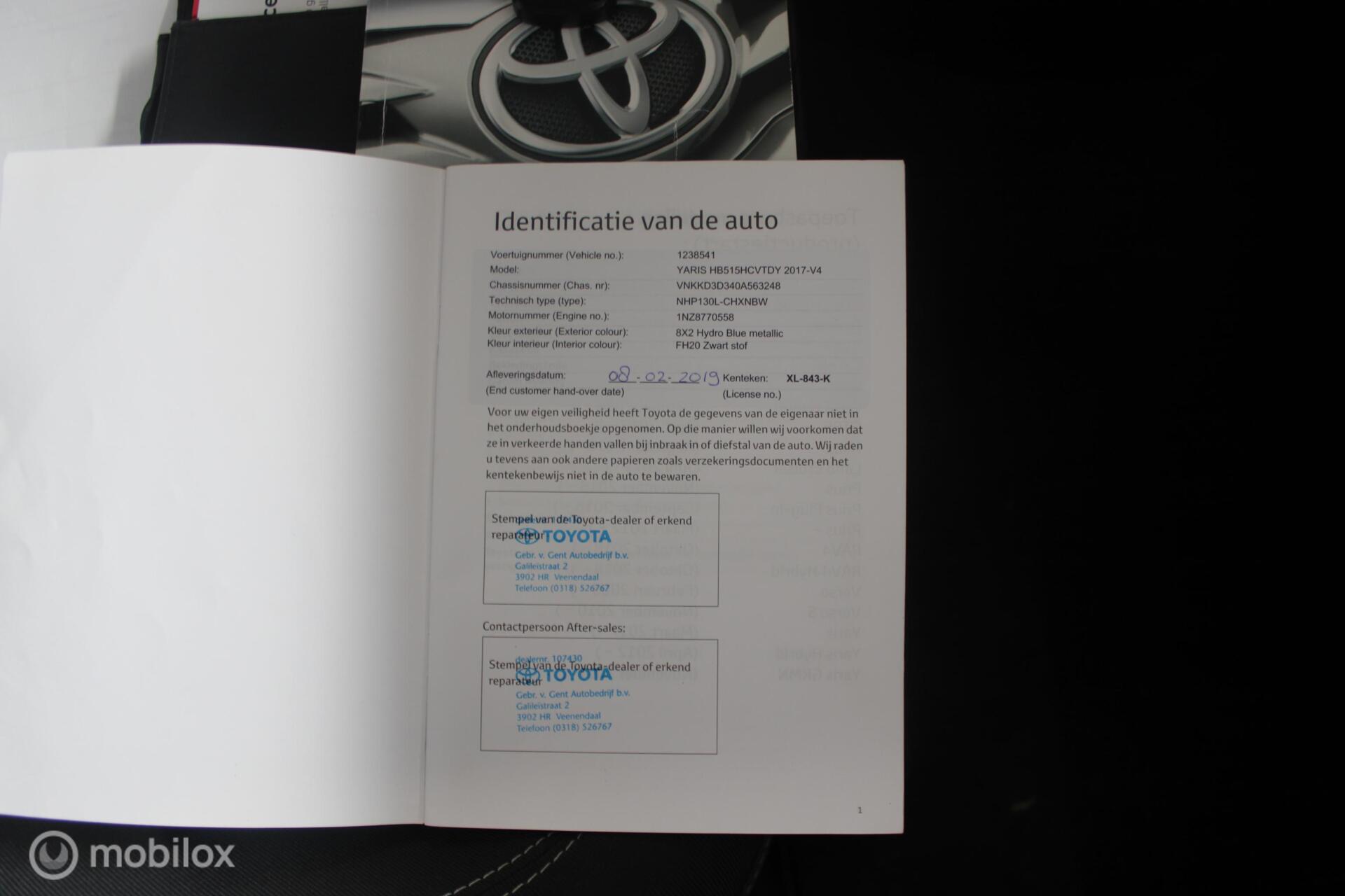 Foto van Toyota Toyota Yaris Hybrid
