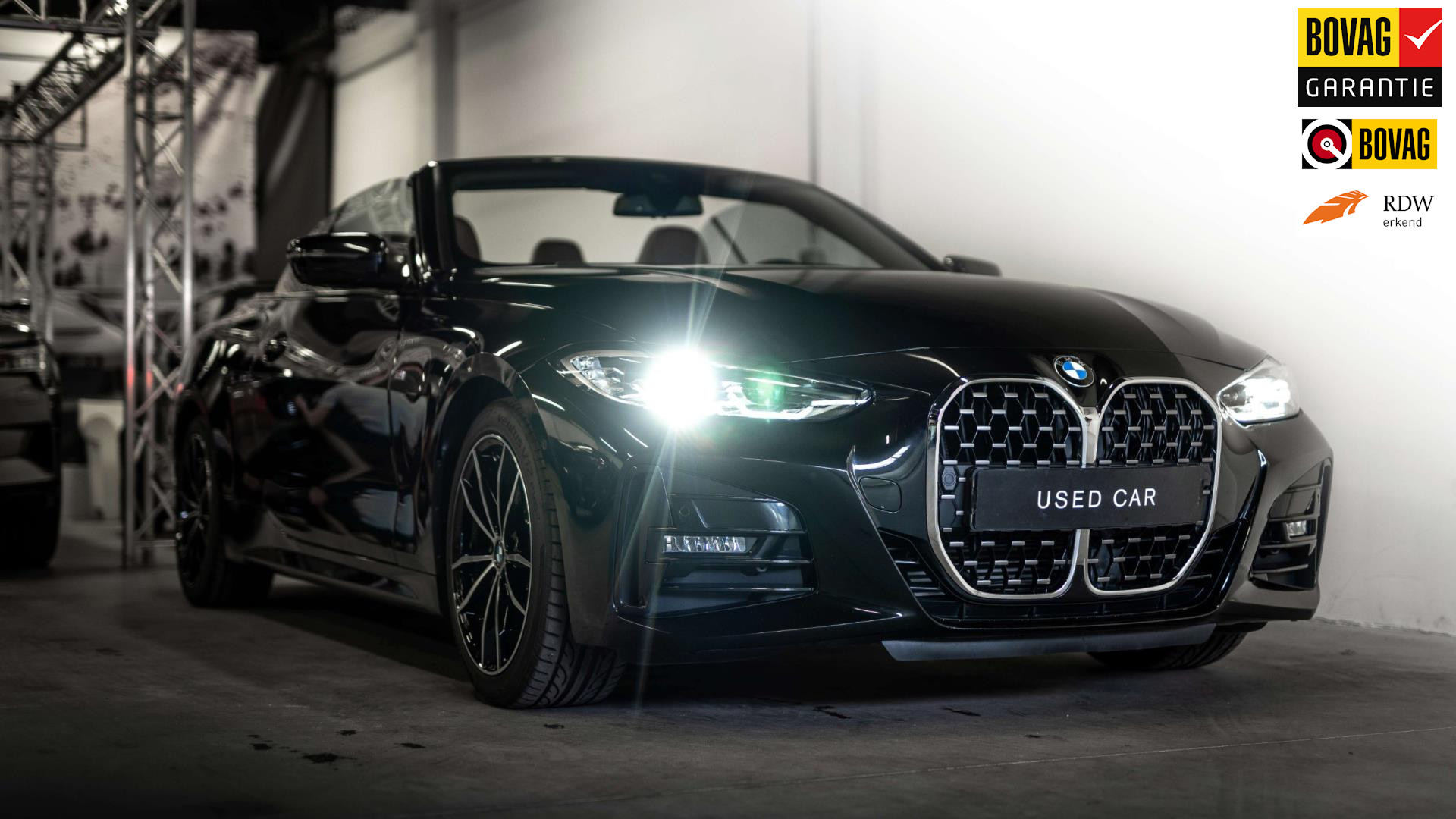 BMW 420i 420i High Executive|M-sport|Leder|Keyless|Nekverw|LED|Carplay 2022 - voorkant