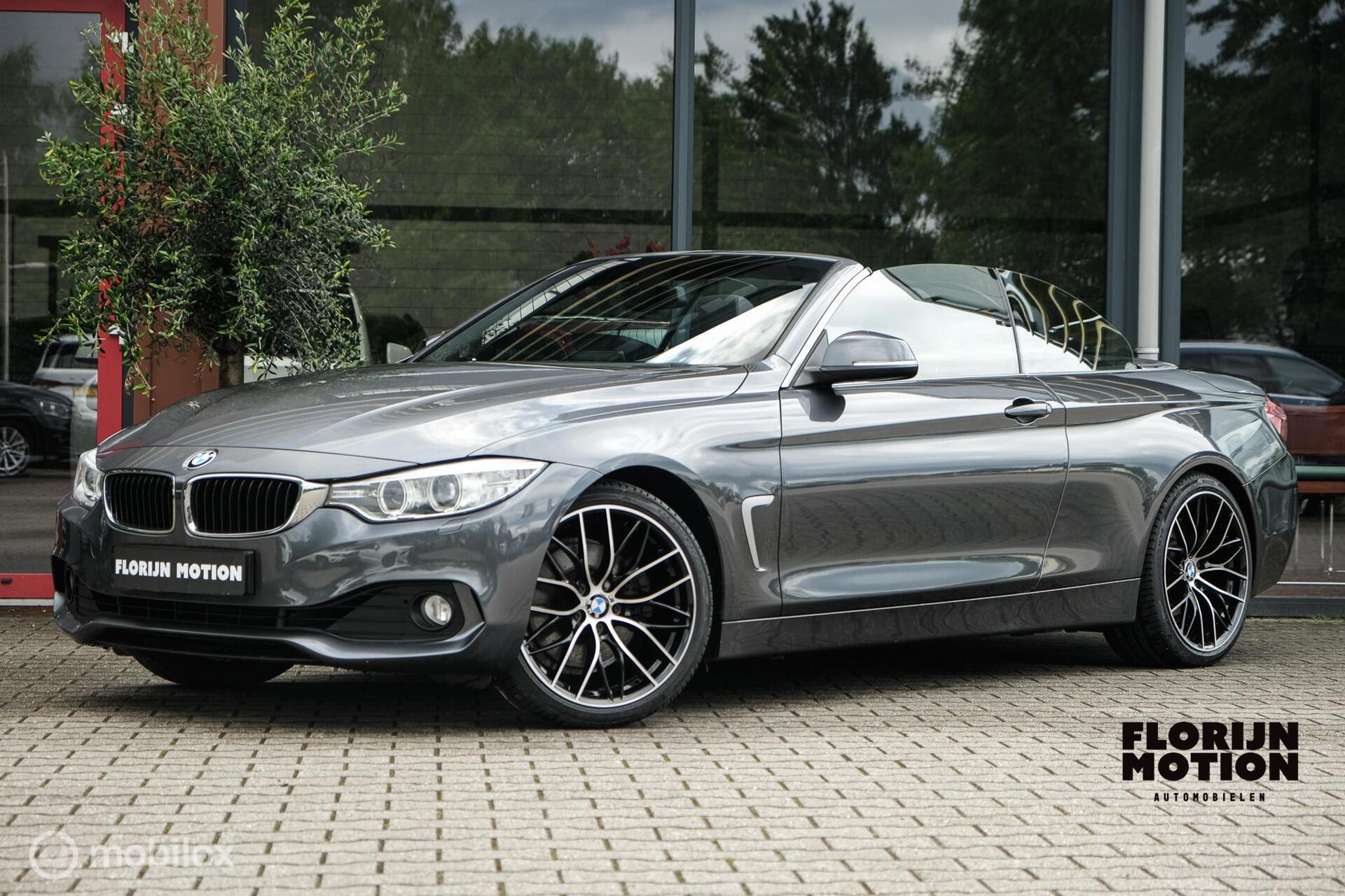 BMW 428i 428i Sport | 19 Inch | Stoelverwarming | Mineral Grau | Cruise | Lage KM | Hardtop | Trekhaak | Recent onderhoud | Nieuwe velgen en banden | Rijklaar 2015 - voorkant