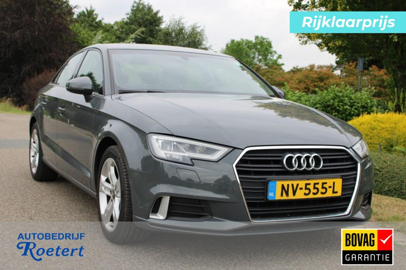 Audi A3 Limousine 1.0 TFSI 116pk Sport Lease Edition Airco/Cruise/LED/Navi/PDC 2017 - voorkant
