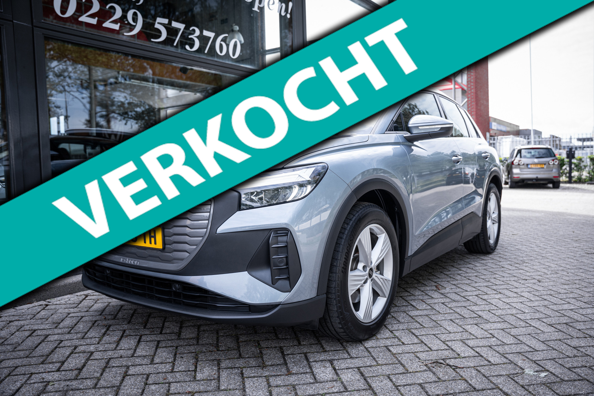 Audi Q4 35 E-tron 35 Edition 55 kWh | Trekhaak | Led | DAB | Stoelverwarming | Carplay | Elek. achterklep | 2021 - voorkant