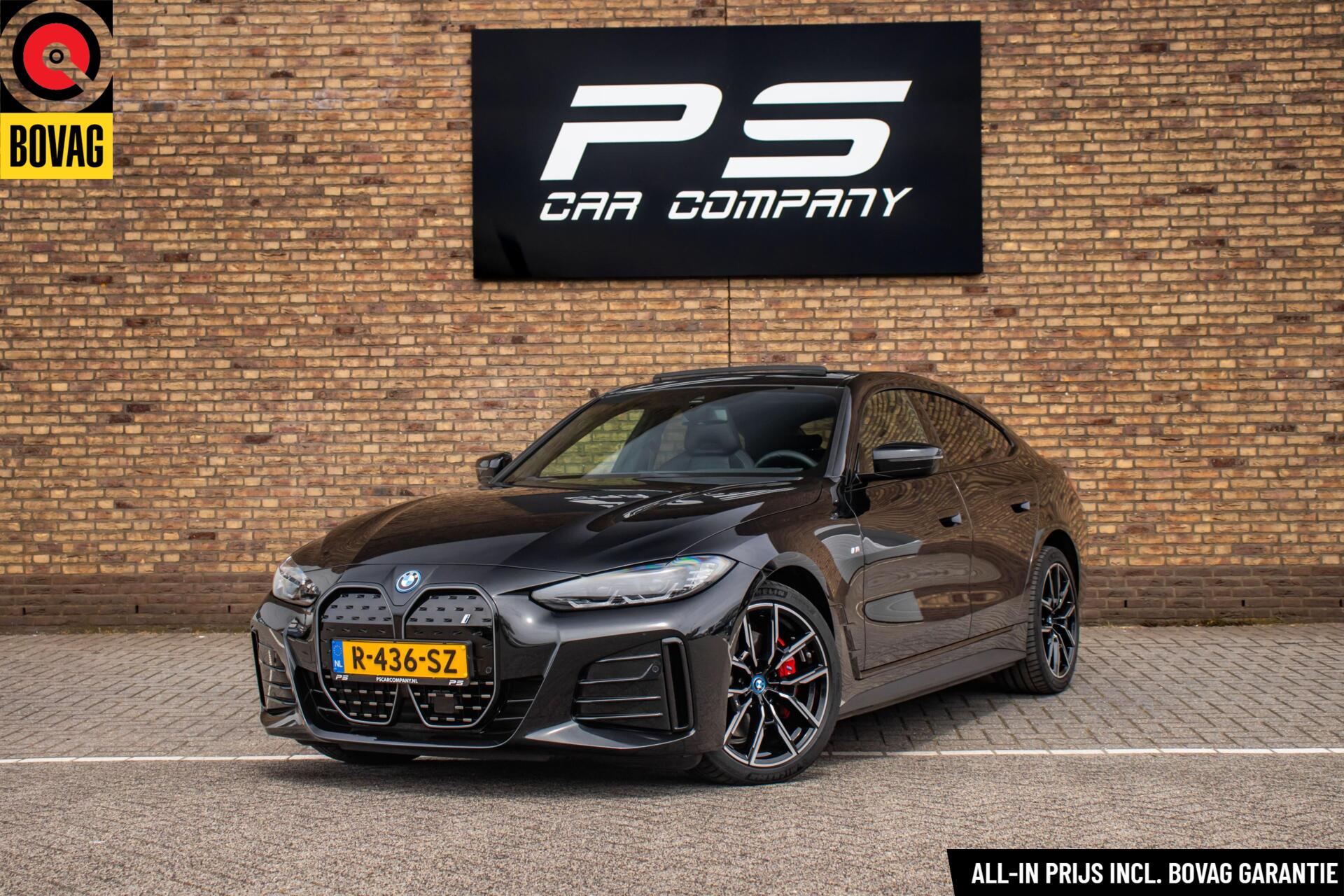 BMW I4 Edrive40 eDrive40 M-Sport 84 kWh, Orig. NL, Pano, Leder, H&K 2022 - voorkant