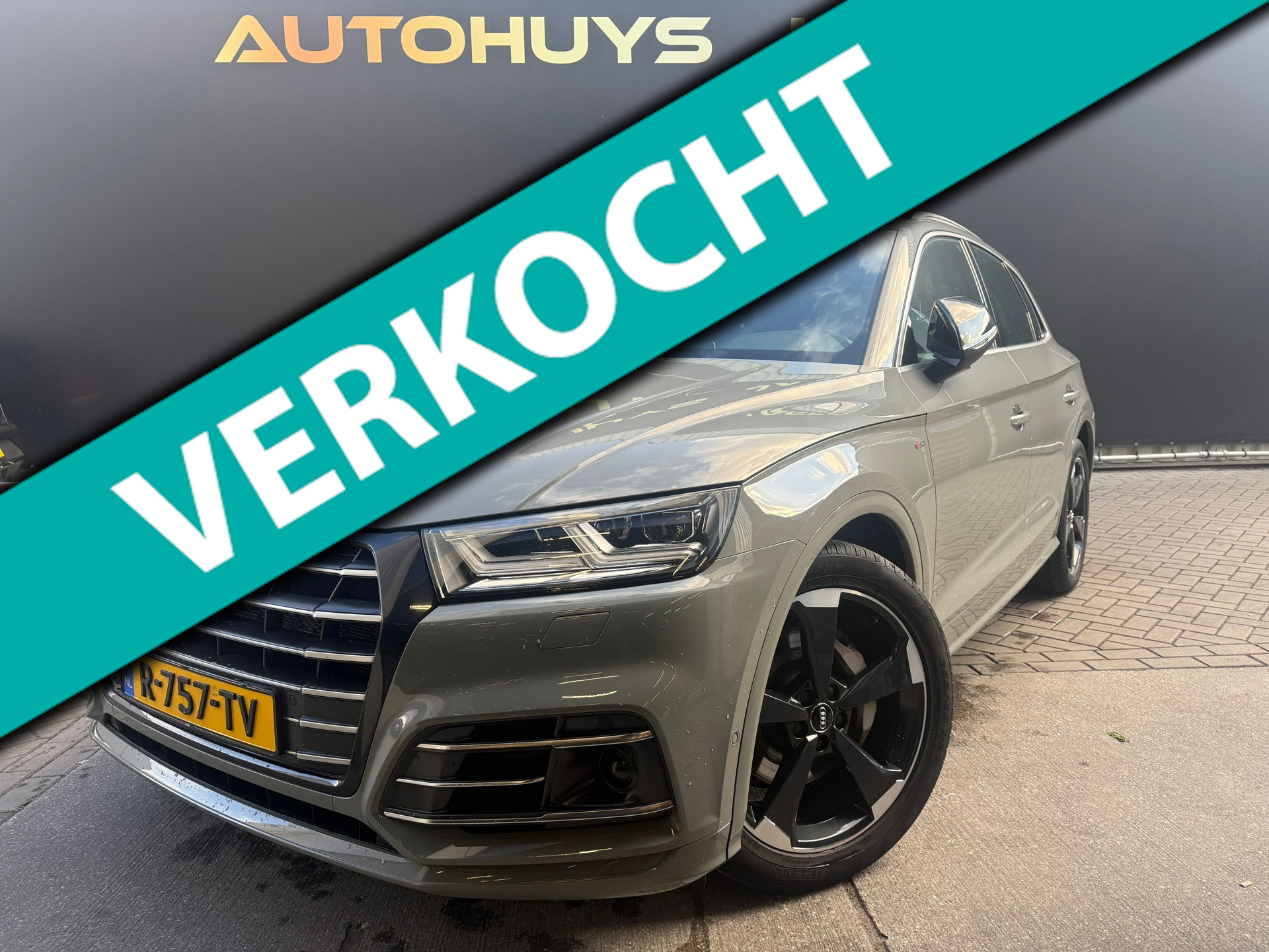 Audi Q5 55 TFSI e quattro Competition Sline Virtual Dodehoek 360 Acc 2020 - voorkant