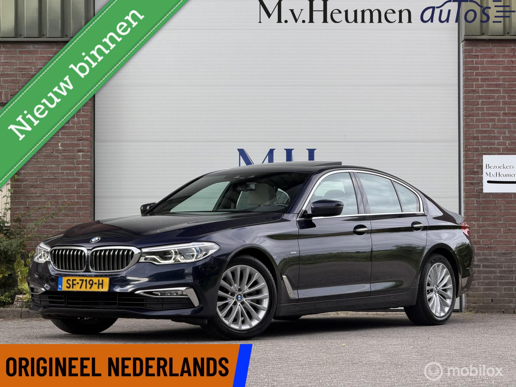 BMW 520i 520i Luxury Line Pano HEAD UP Zonneschermen Stoelverwarming 2018 - voorkant