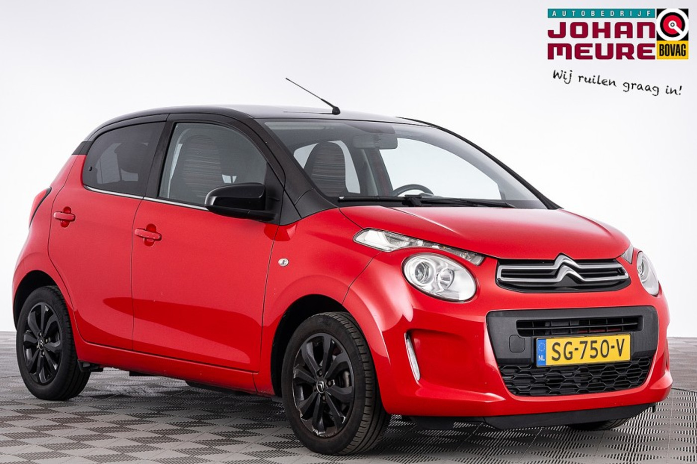 Citroen C1 1.0 e-VTi Feel Bi-Tone | VELGEN | TOUCHSCREEN ✅ 1e Eigenaar . 2018 - voorkant