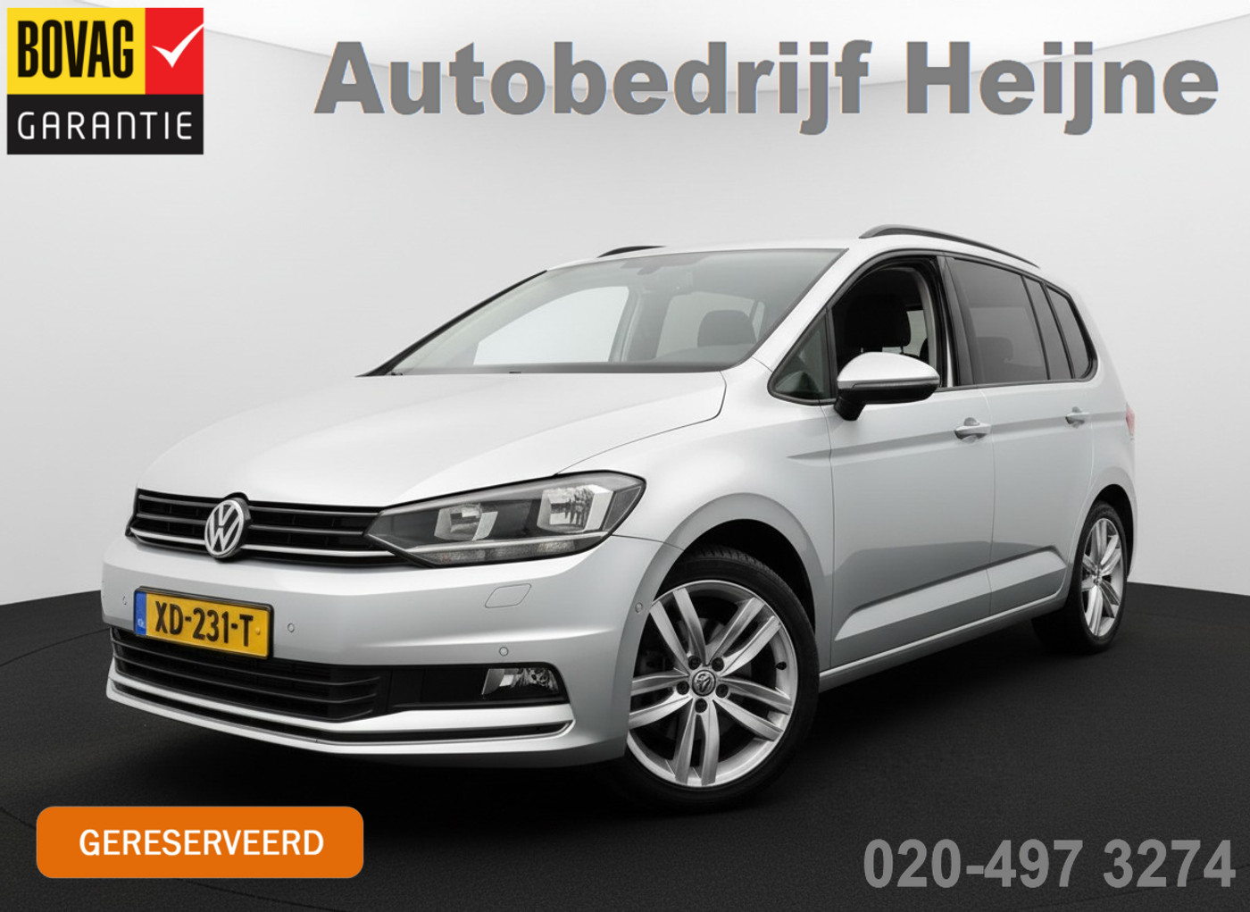 Volkswagen Touran TSI COMFORTLINE 7PERS. 2018 - voorkant