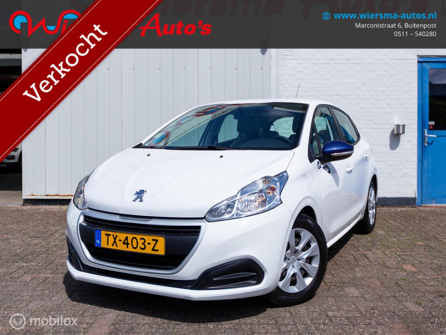 Peugeot 208 1.2 PureTech Like|Org.NL|Afleverklaar|Cruise|Airco|Geen bijkomende kosten! 2018 - voorkant