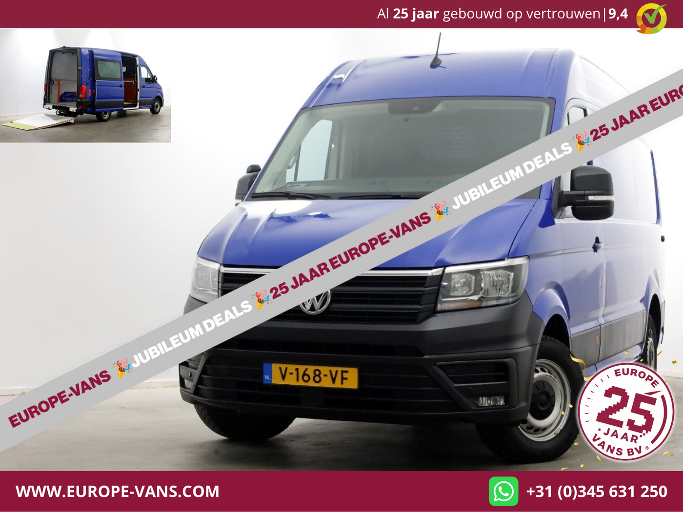 Volkswagen Crafter 35 2.0 TDI E6 L3H3 (L2H2) Comfortline AircoCamera Laadklep 05-2019 2019 - voorkant