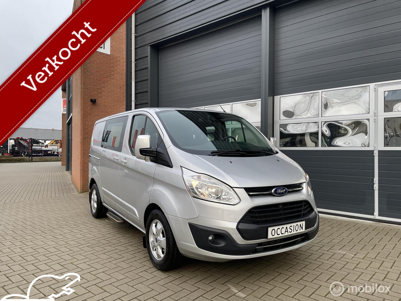 Ford Transit Custom 280 2.0 TDCI L1H1 Limited Rolstoelbus zelfrijden 2018 - voorkant