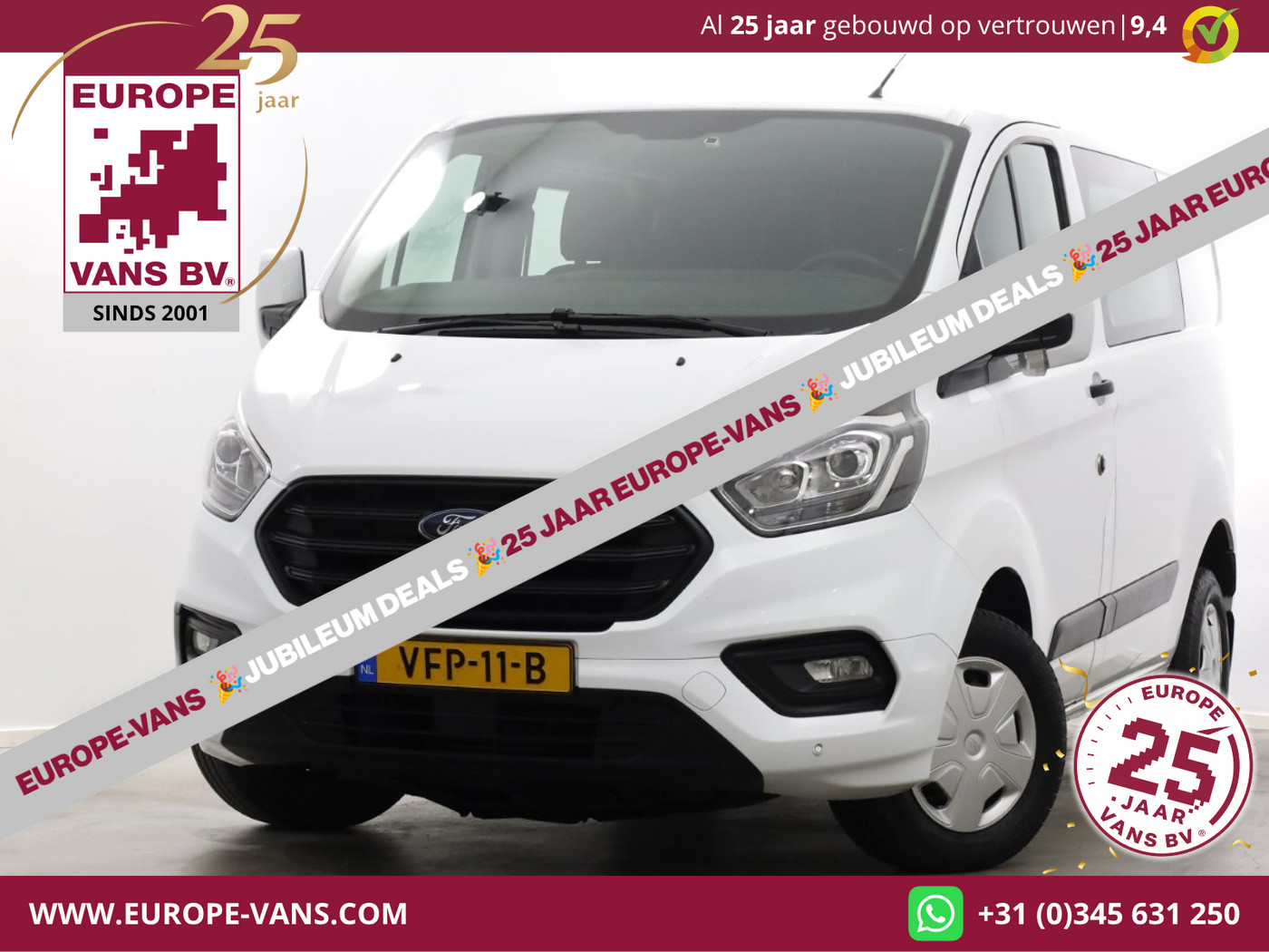 Ford Transit Custom 300 2.0 TDCI L1H1 Trend DC 2020 - voorkant