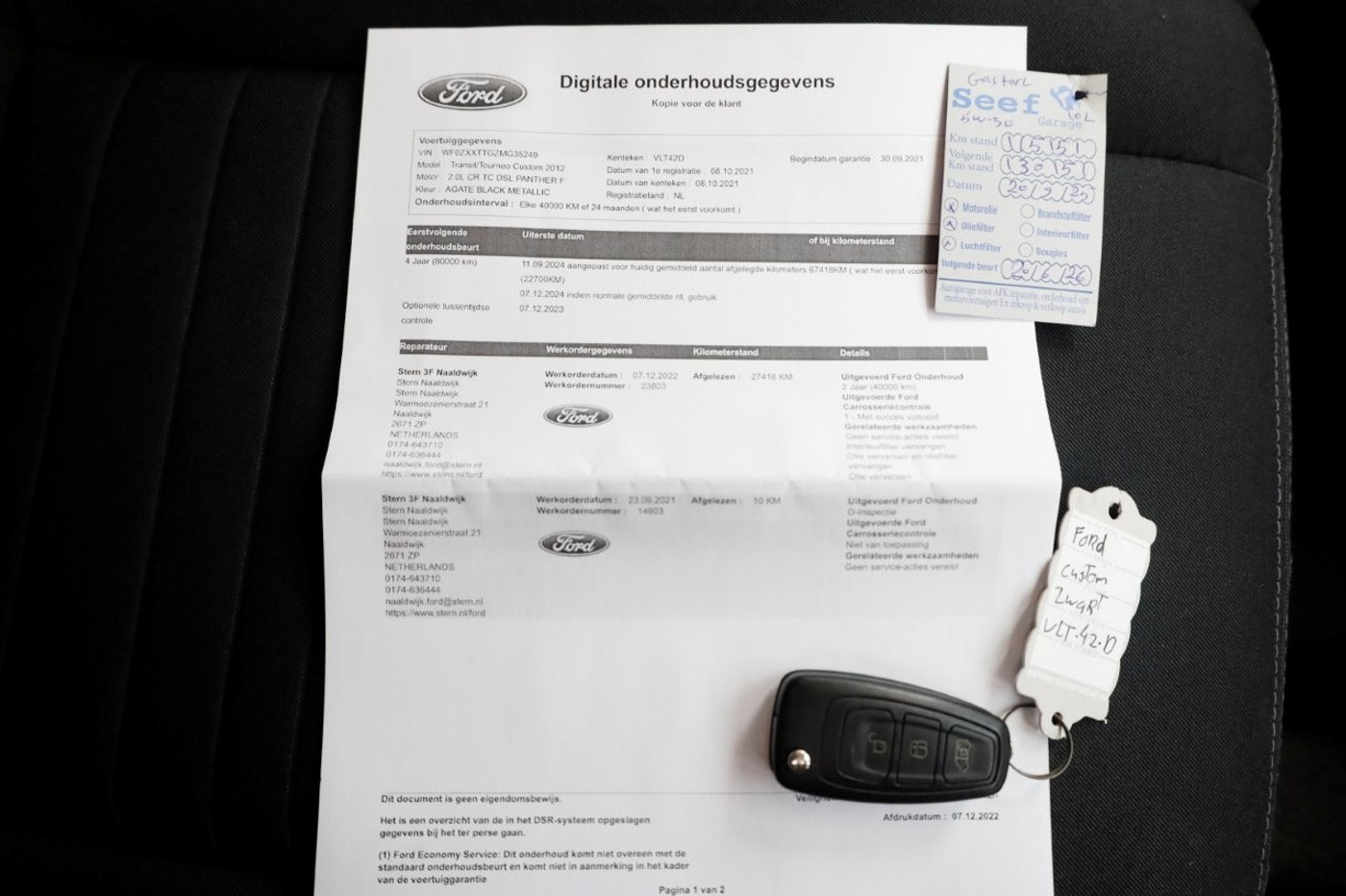 Foto van Ford Transit Custom
