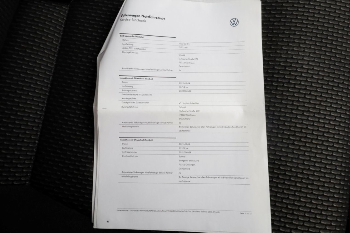 Foto van Volkswagen Transporter