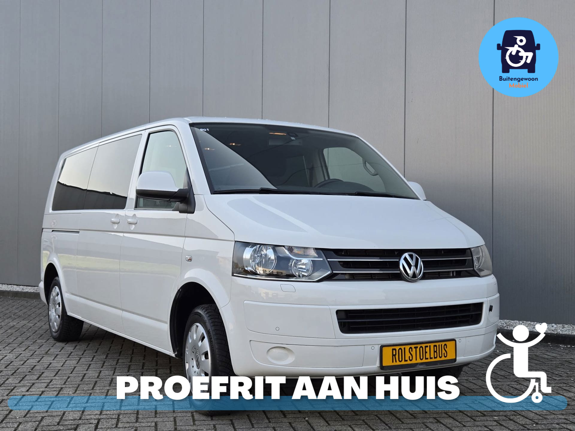 Volkswagen Caravelle 2.0 TDI L1H1 | Rolstoelbus | Airco | Meerijder voorin 2019 - voorkant