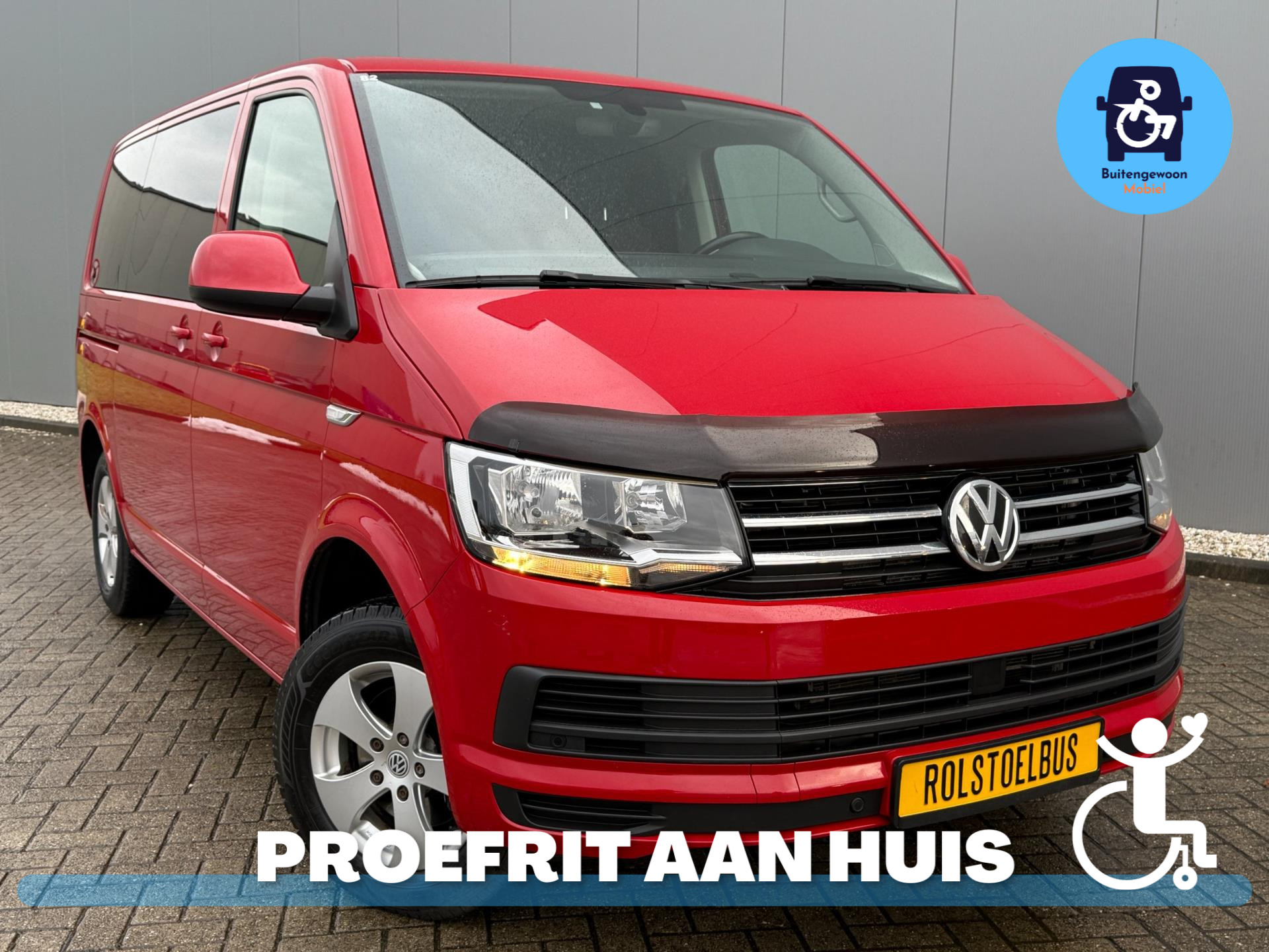 Volkswagen Transporter Multivan Caravelle (2019) Rolstoelbus DAHL 2019 - voorkant
