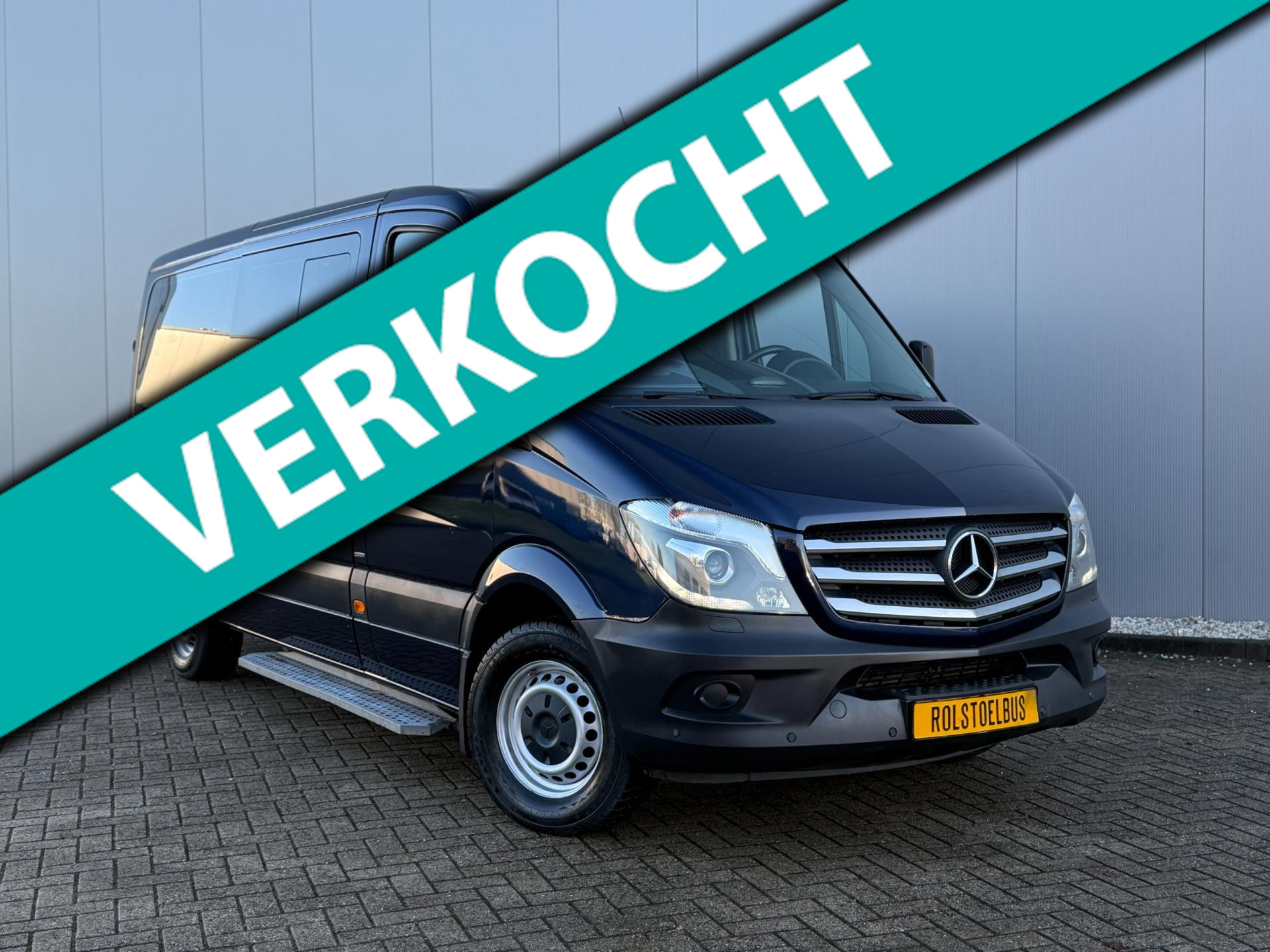 Mercedes-Benz Sprinter Uniek | Rolstoel achter stuur Rolstoelbus Automaat Zelfrijder 2016 - voorkant