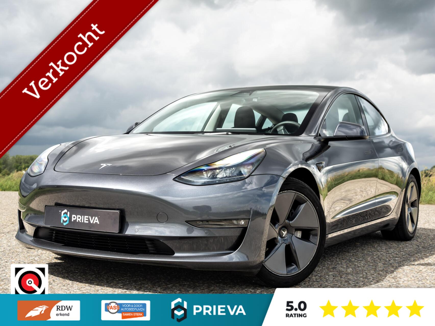 Tesla Model 3 Dual Long range AWD 75kWh 2022 - voorkant