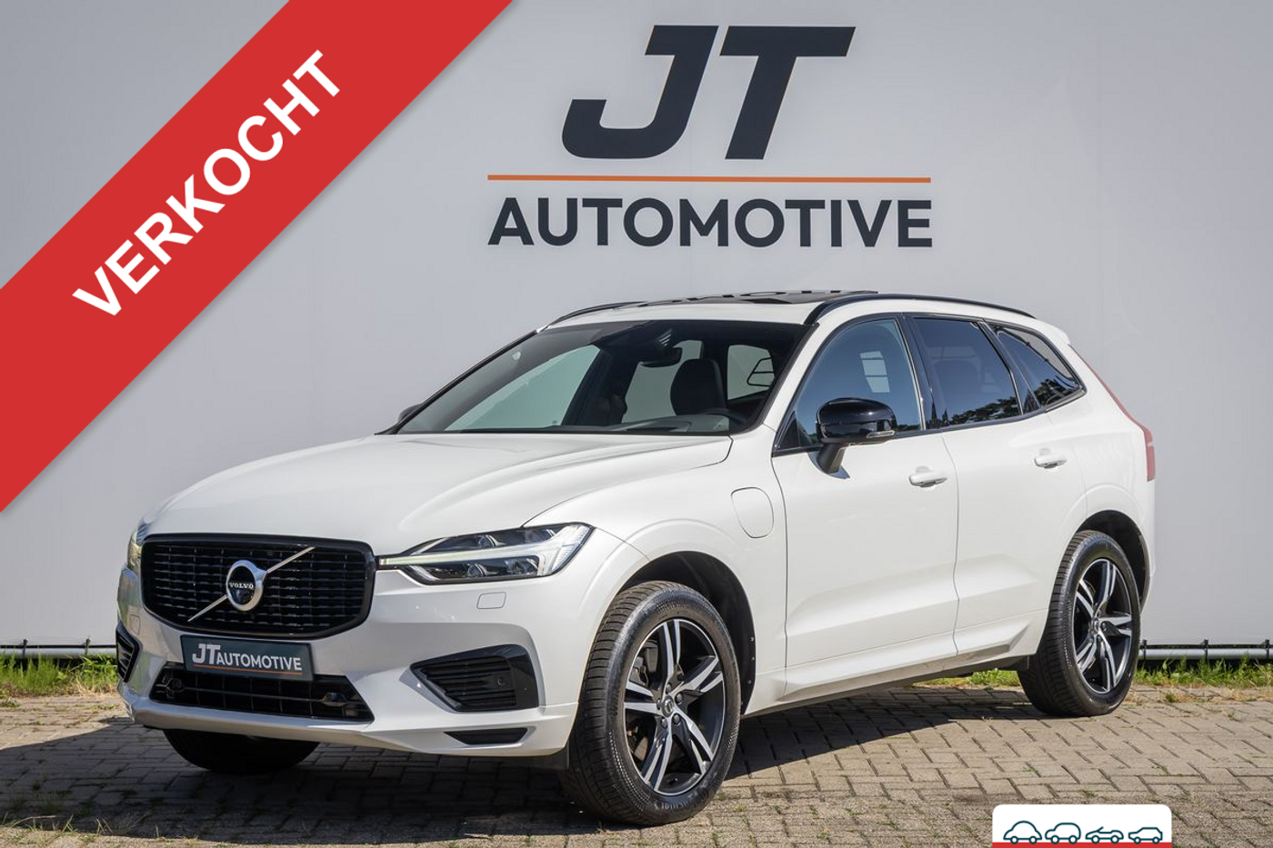 Volvo Xc60 2.0 Rech hyb T6 AWD R-design Elektrische trekhaak | Pano | Harman Kardon | Memory stoelen | adaptive cruise | voorruitverwarming 2021 - voorkant