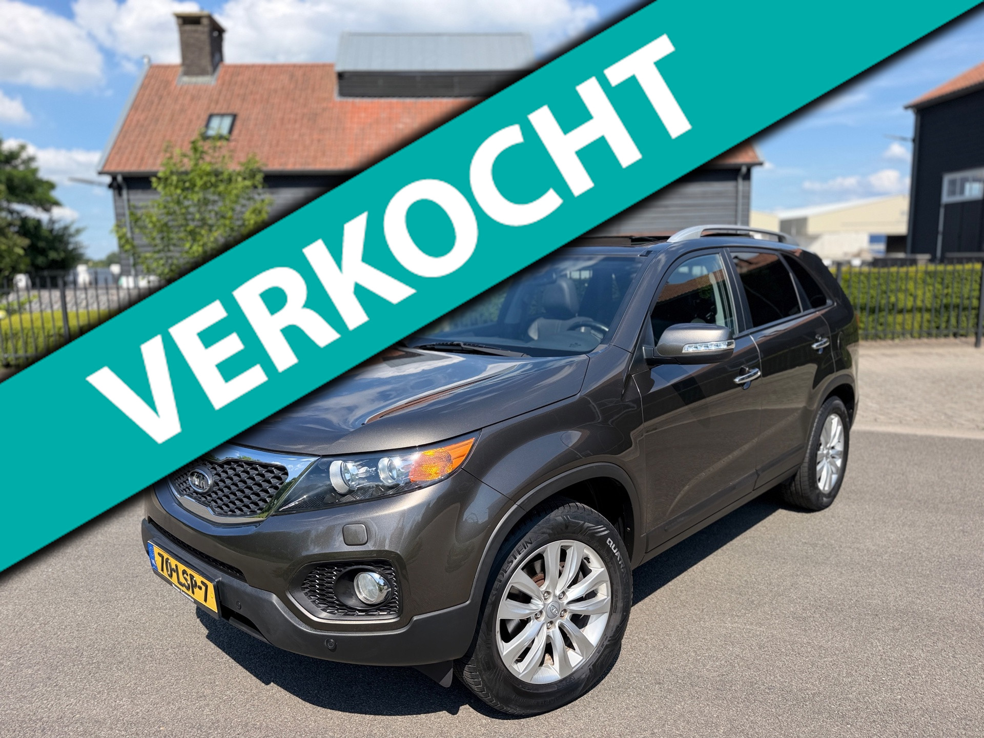 Kia Sorento 2.4 X-CLUSIVE AUTOMAAT LEER PANORAMDAK CAMERA TREKHAAK 2010 - voorkant