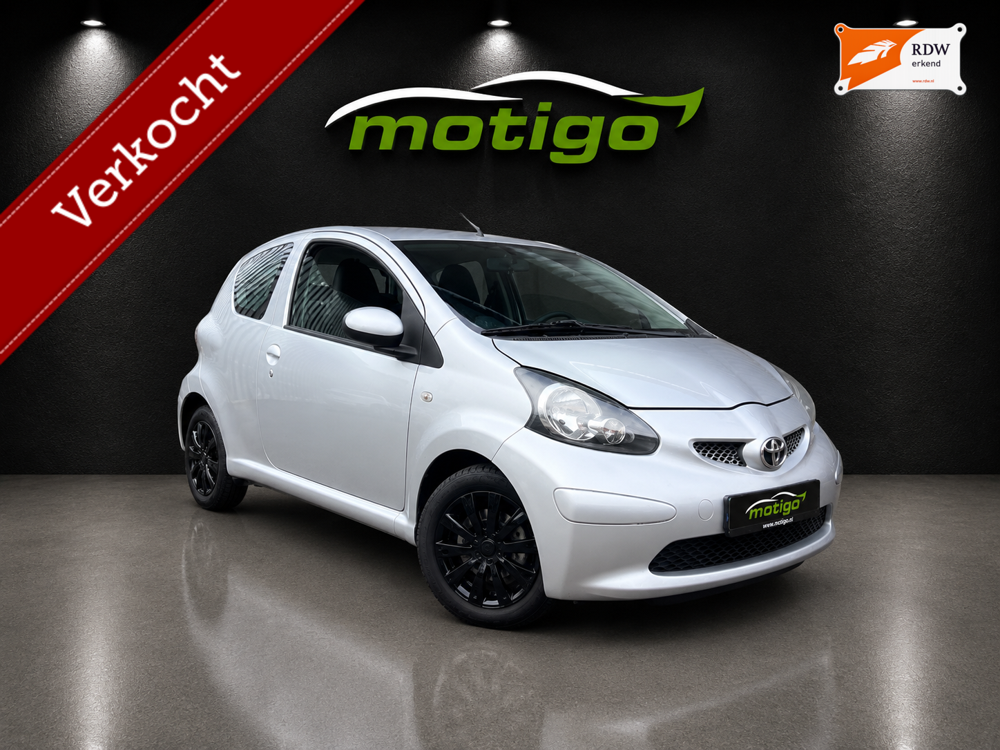 Toyota Aygo 1.0-12V + nieuwe apk+ airco 2007 - voorkant