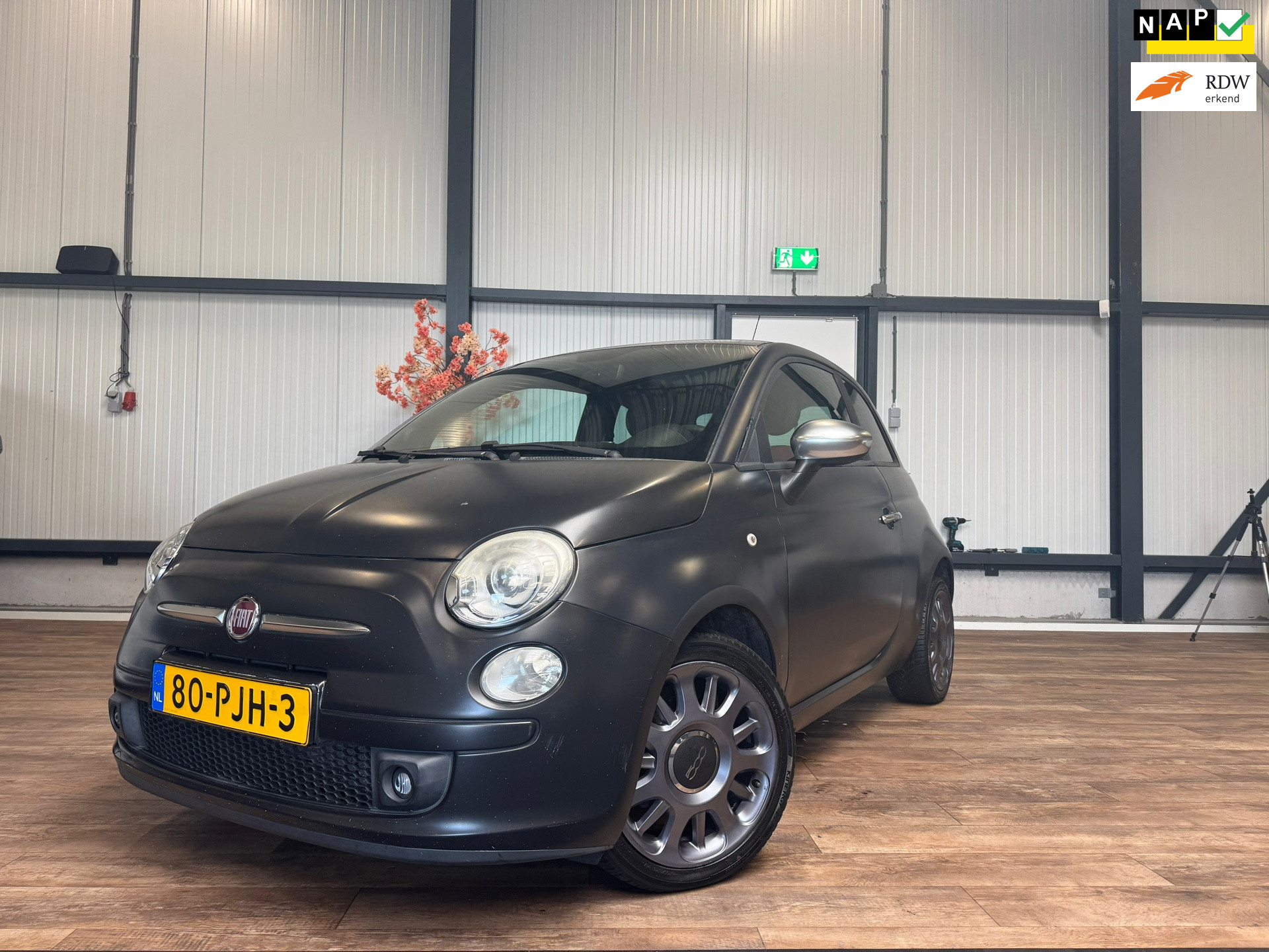 Fiat 500 0.9 TwinAir BlackJ. 2011 - voorkant