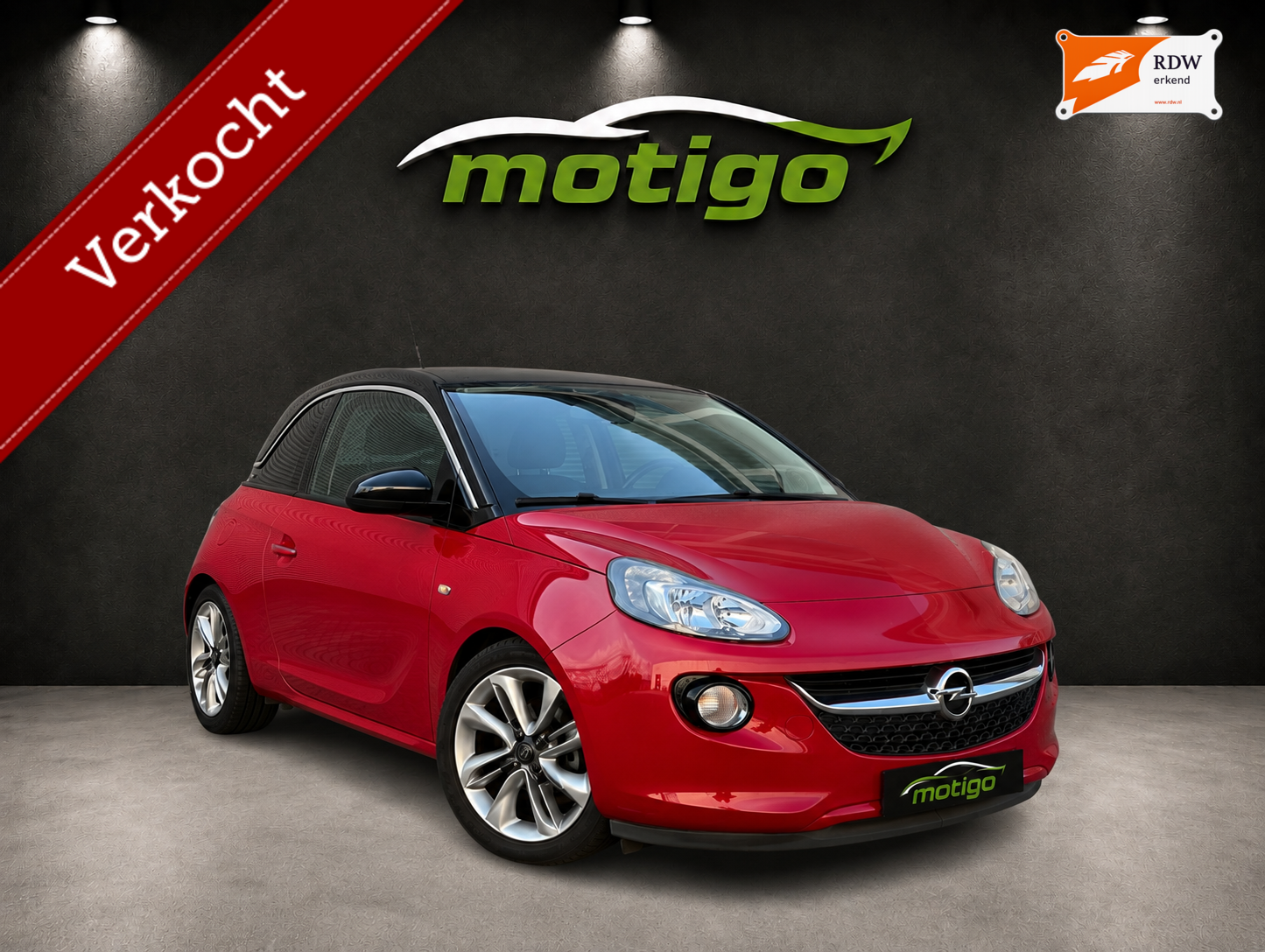 Opel Adam 1.4 Glam / clima/cruise/pdc/trekhaak/pano 2013 - voorkant