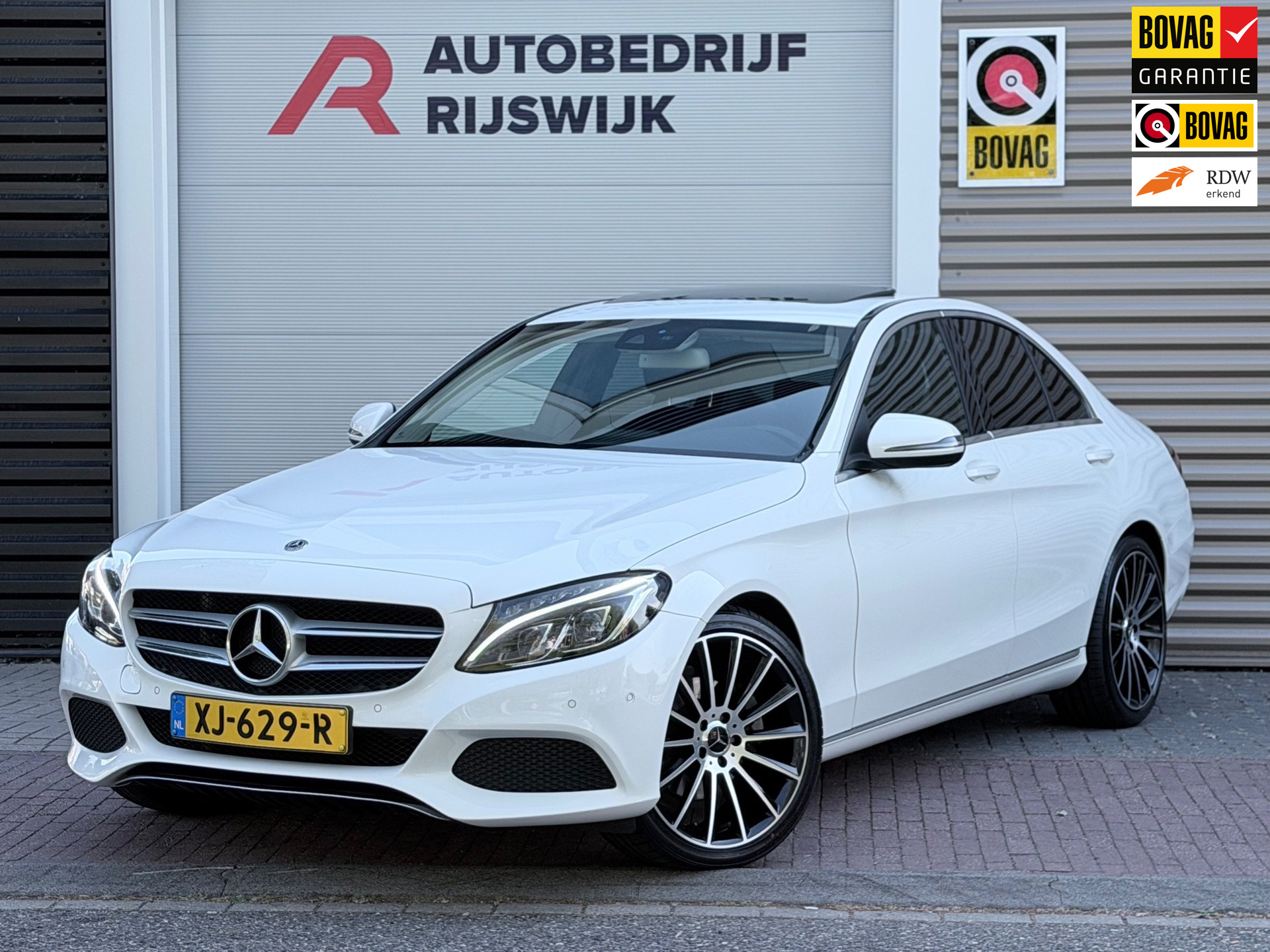 Mercedes-Benz C 200 200 Sport Edition Premium Plus Dak/Dodehoek 2018 - voorkant