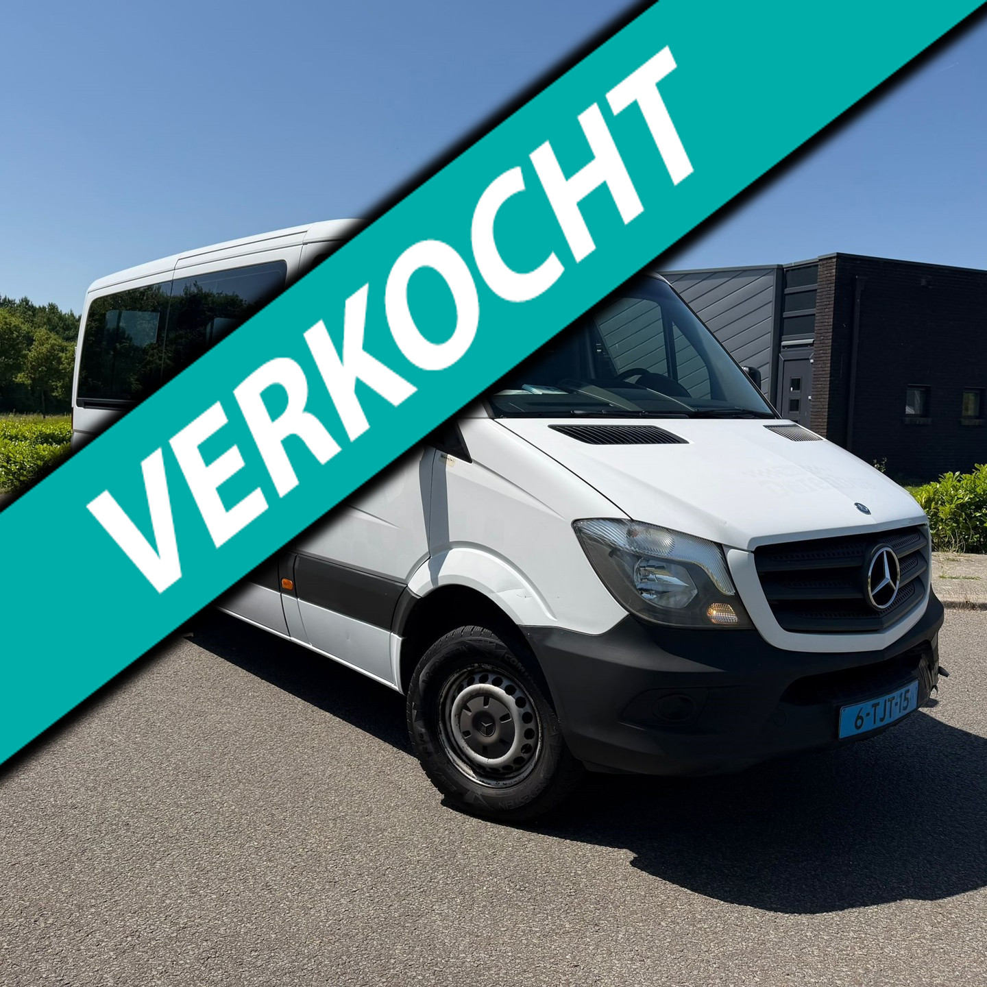 Mercedes-Benz Sprinter 316 NGT 1.8 366 Diesel / LPG  |Geel kenteken 2014 - voorkant