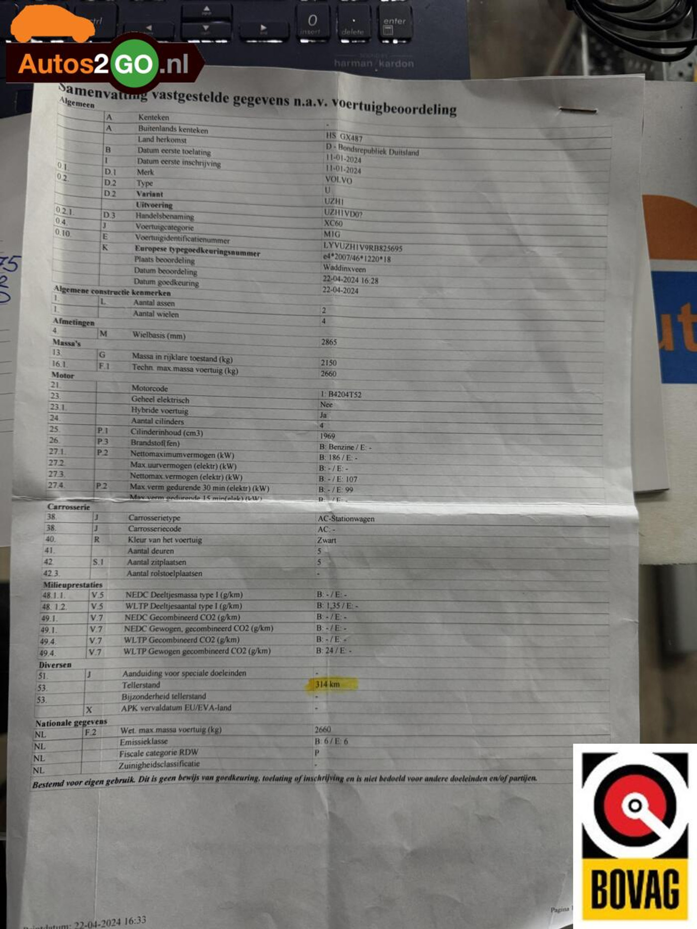 Foto van Volvo Xc60