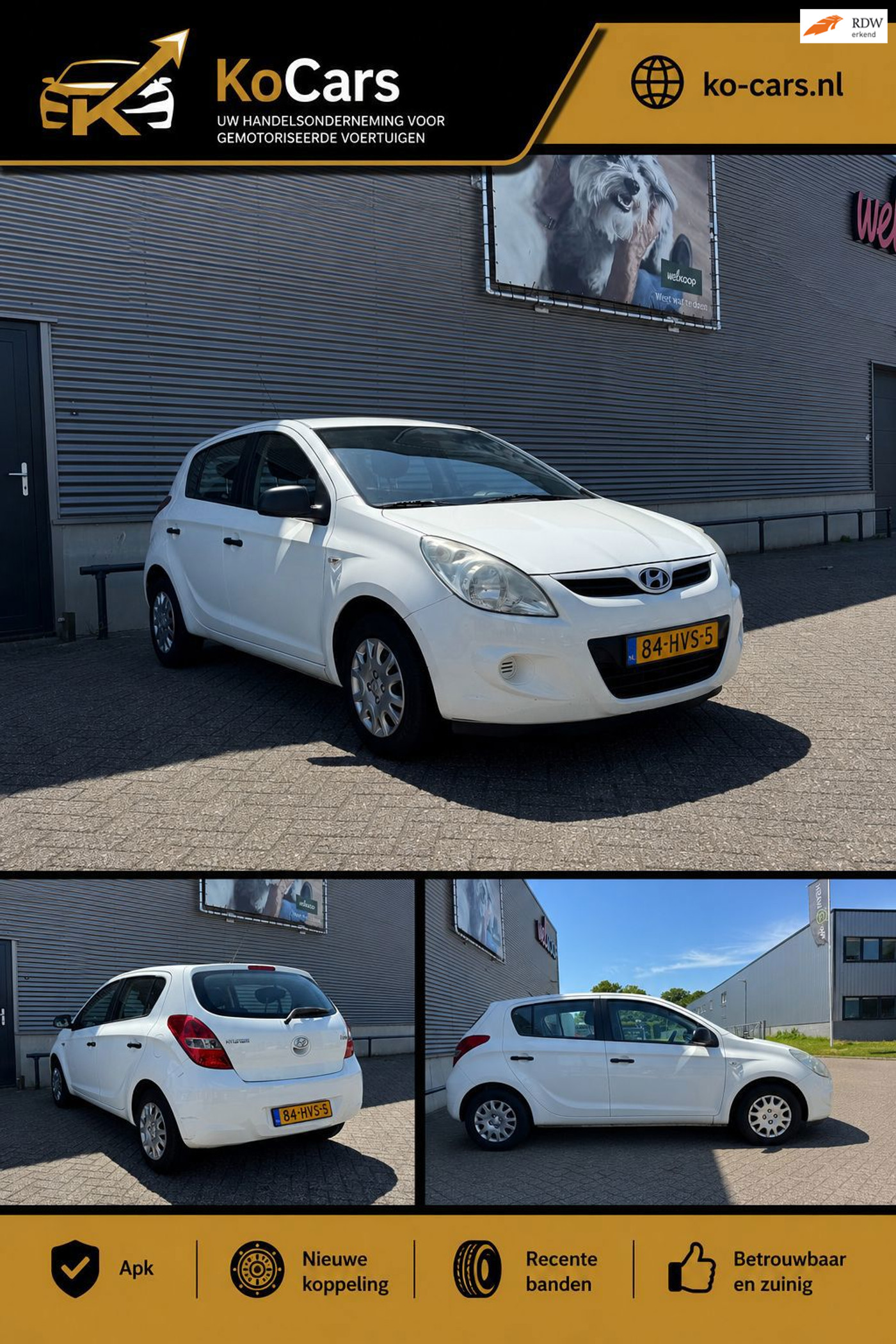 Hyundai I20 1.2i ActiveVersion 2009 - voorkant