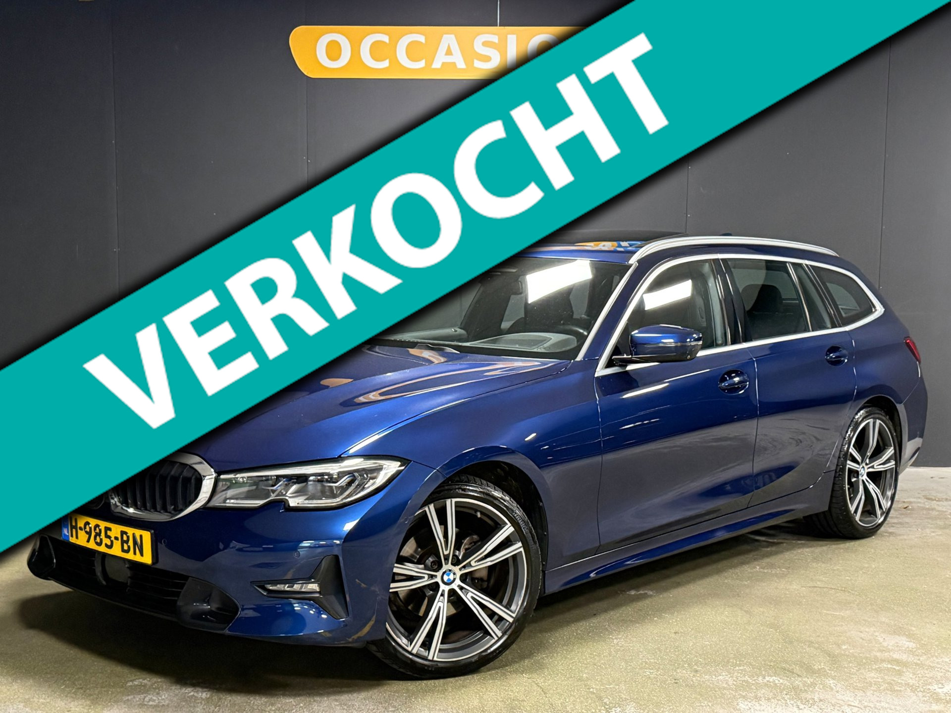 BMW 320d xDrive 320d xDrive High Executive|KANTELDAK|360|KEYLESS|TREKHAAK|HARMAN|MEMORY|LEDER|ACC|SFEER|DODEHOEK|HUD|19INCH| 2020 - voorkant