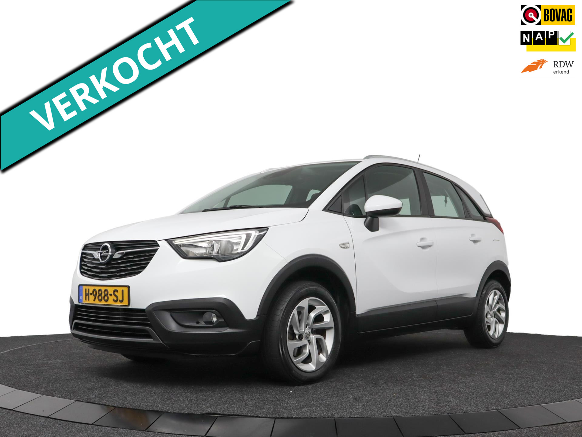 Opel Crossland X 1.2 Turbo Edition - Navi/LM-vlg/Airco/Carplay/ 110pk/Riem vervangen! 2020 - voorkant