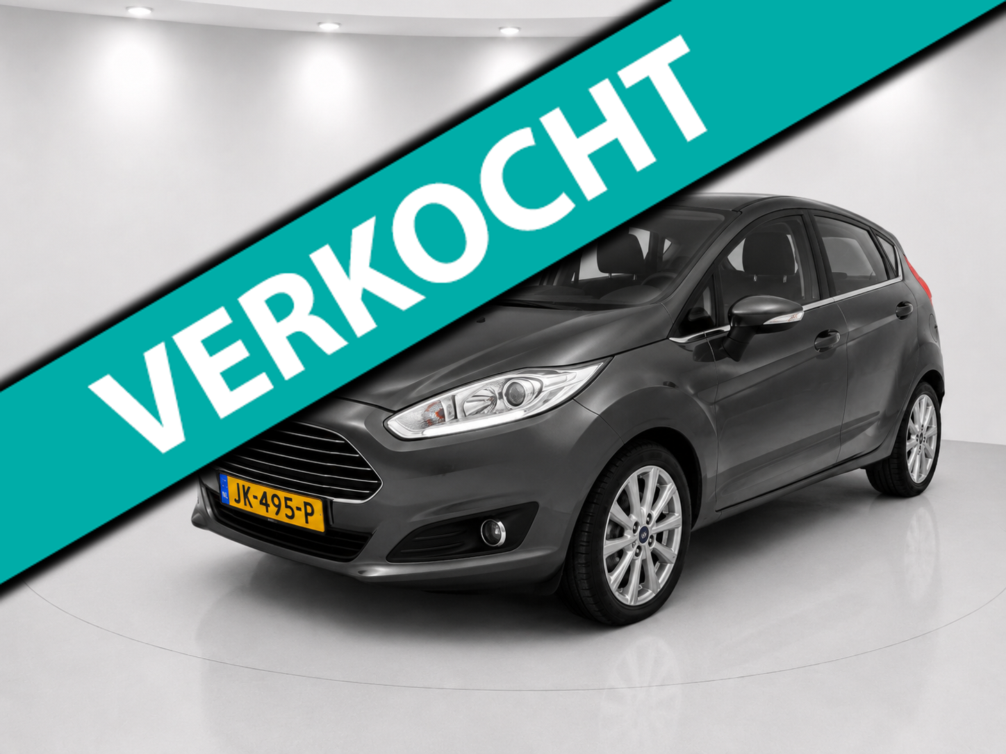 Ford Fiesta 1.0 EcoBoost Titanium - Airco - Cruise Control - PDC - Led 2016 - voorkant