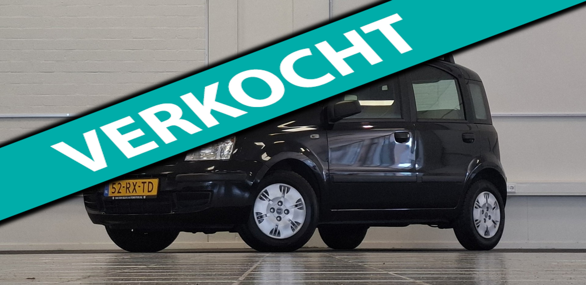 Fiat Fiat Panda 1.2i 16V Navigator Airco 7" 'Kleurenscherm Nieuwe APK Garantie 2005 - voorkant