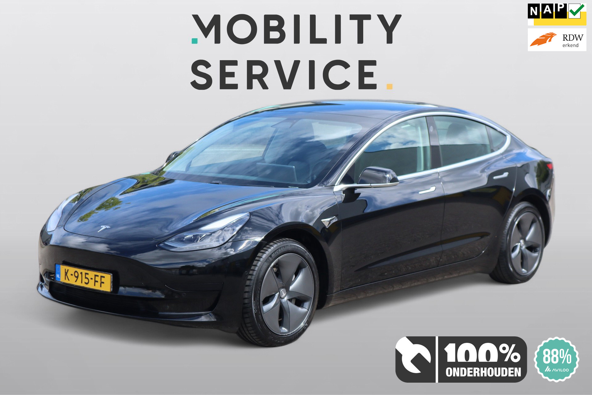 Tesla Model 3 Stnd.RWD Plus 60 kWh 2020 - voorkant