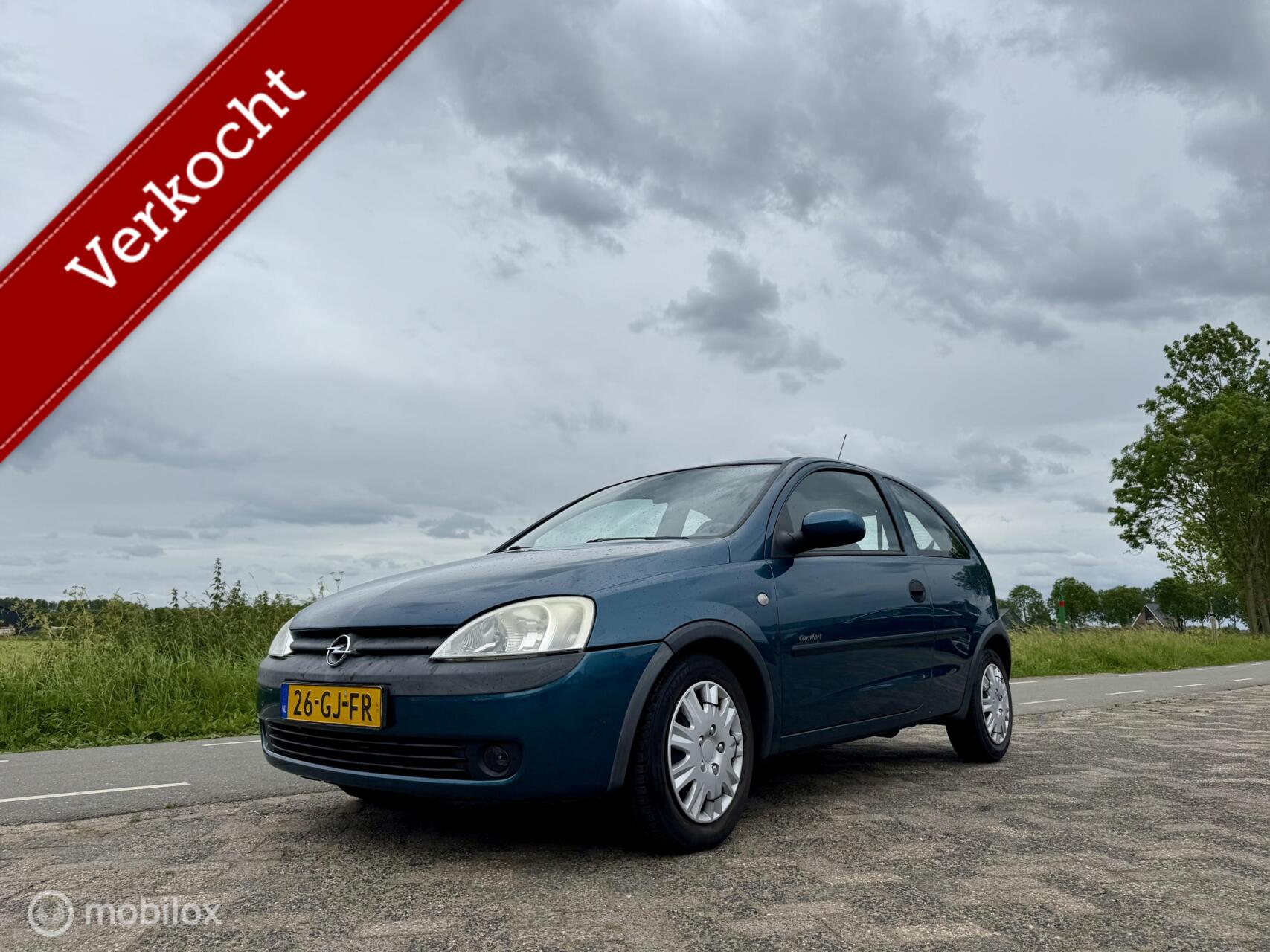 Opel Corsa-c 1.2-16V Elegance, BJ 2000, Airco, APK Juni 2027 2000 - voorkant