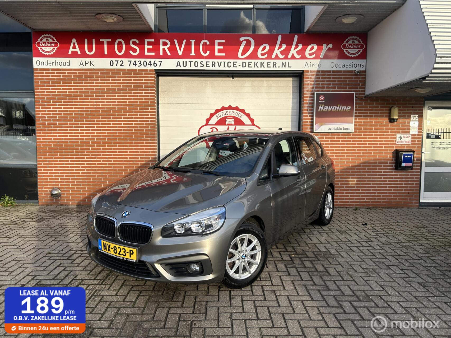 BMW 218i Active Tourer 218i Essential 2016 - voorkant