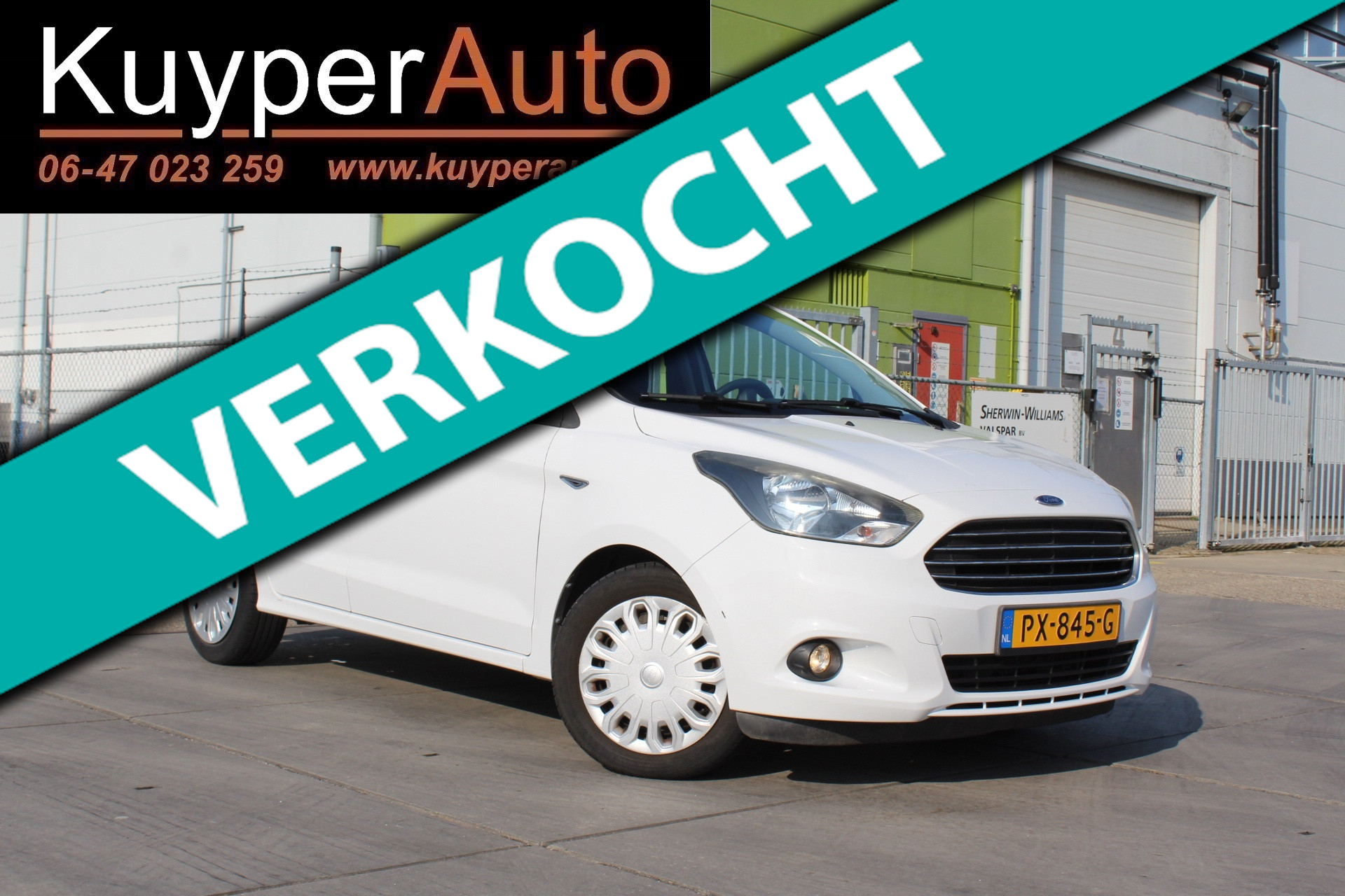Ford Ka+ 1.2 Trend Ultimate nap ned auto airco  5 drs parkeersensoren 2017 - voorkant