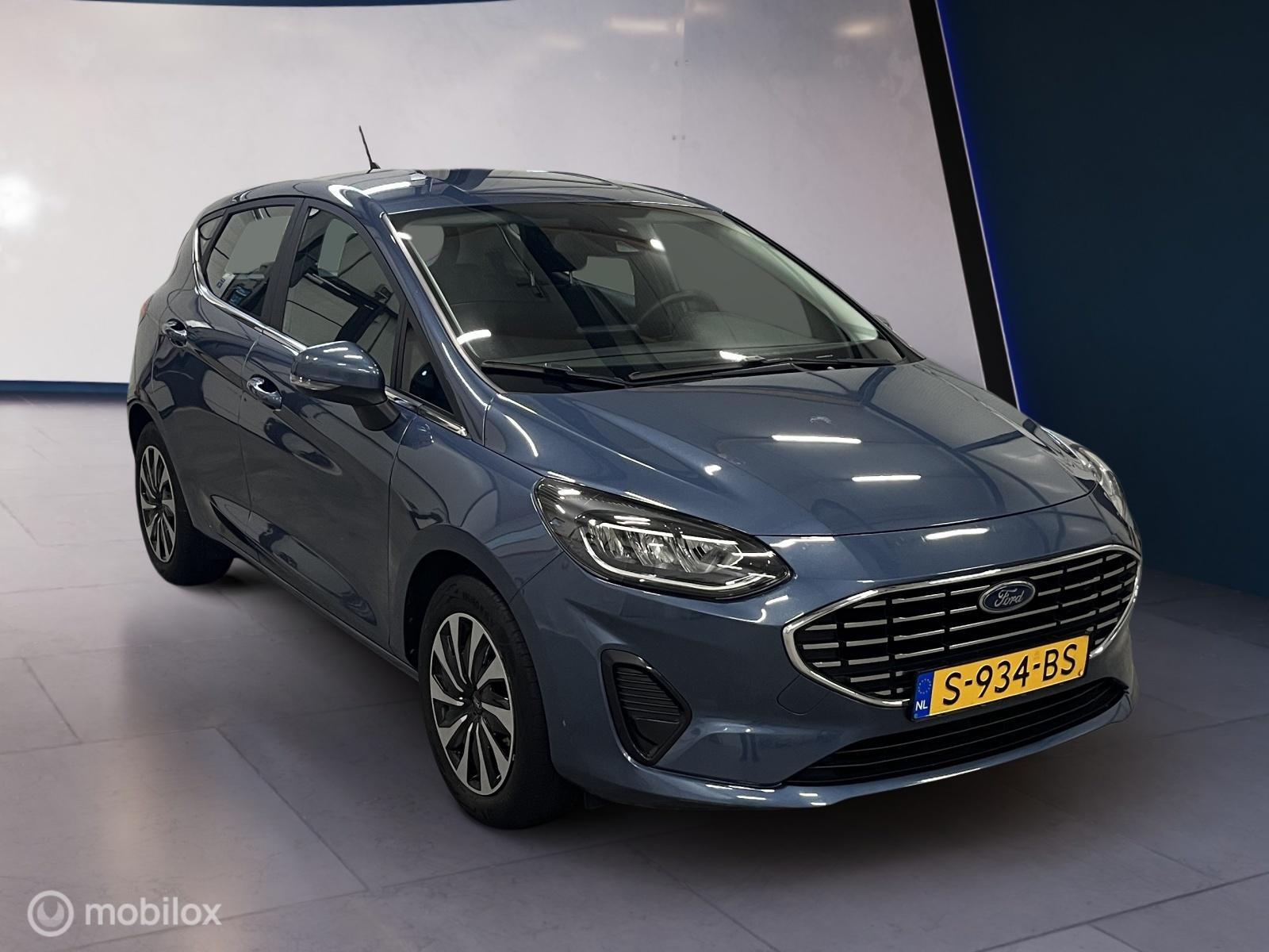 Ford Fiesta 1.0 EcoBoost Hybrid Titanium ✓Navi✓LED✓Cruis✓NAP 2023 - voorkant