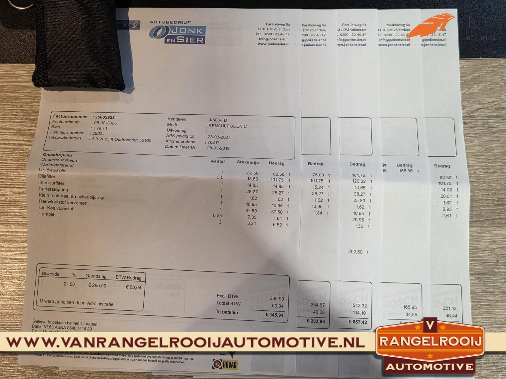 Foto van Renault Scenic