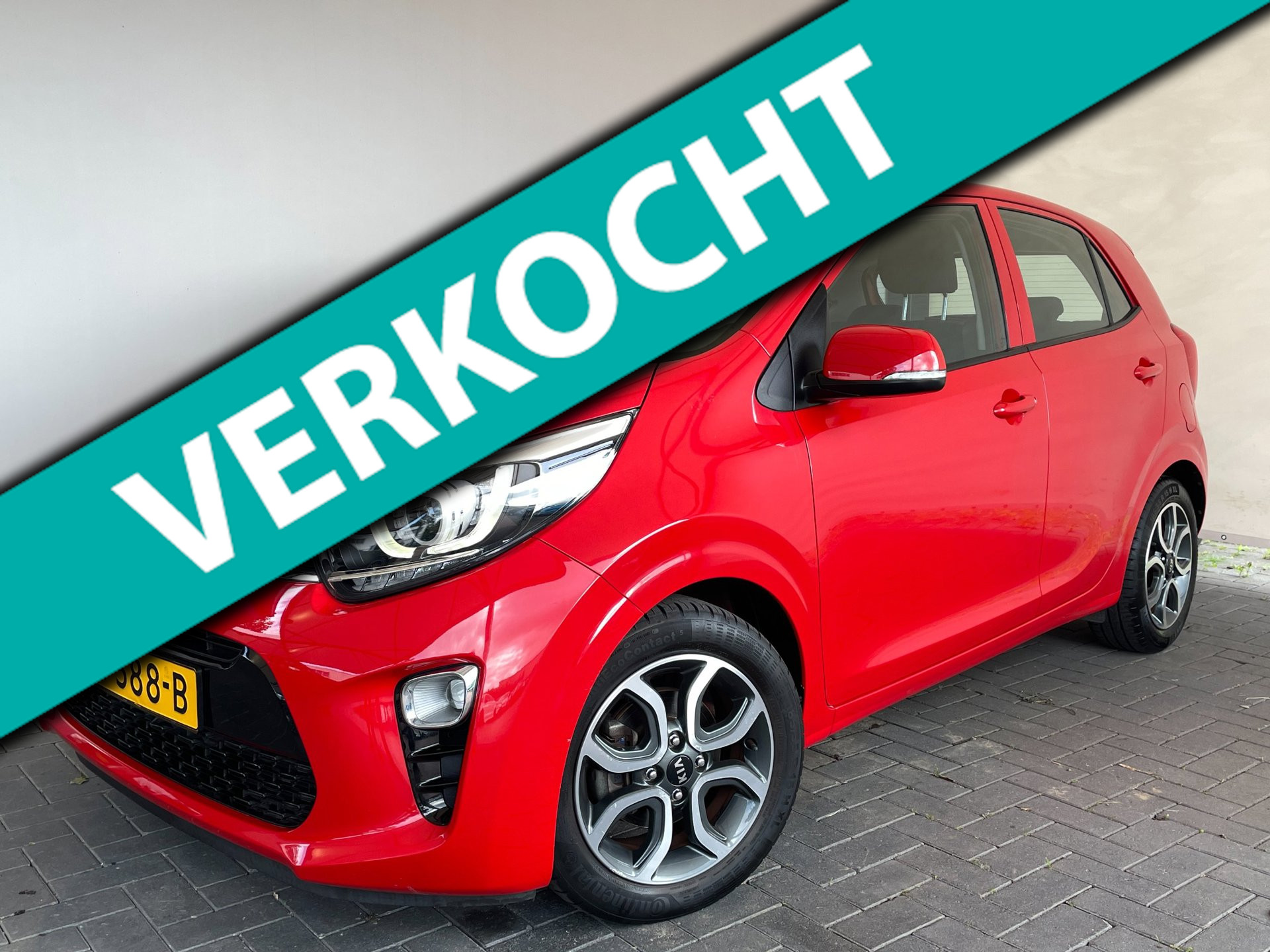 Kia Picanto 1.0 CVVT DynamicPlusLine|Nieuwstaat|NAP|Eerste eigenaar|Carplay|Camera|Climate Control|Navigatie|Cruise Control. 2018 - voorkant