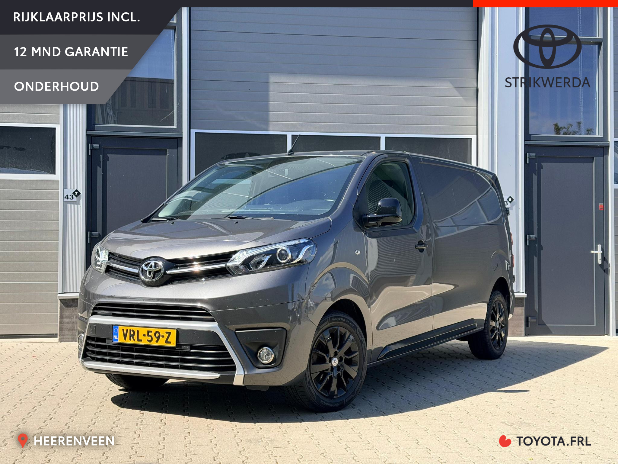 Toyota Proace 2.0 D-4D 145pk Black Line L1 2022 - voorkant