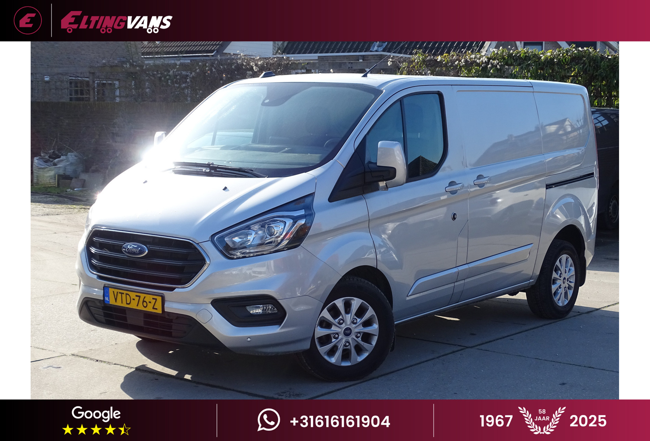 Ford Transit Custom 2.0 TDCI L1H1 Limited 2023 - voorkant