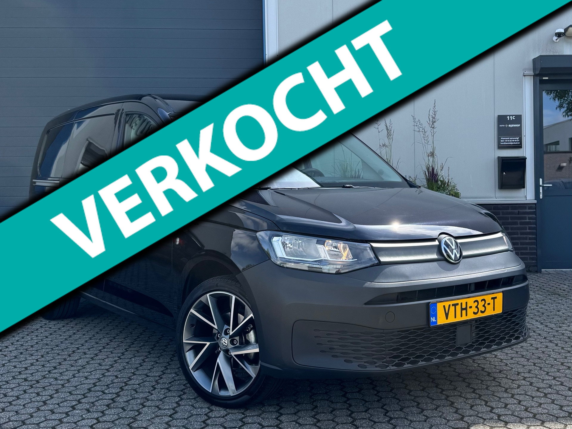 Volkswagen Caddy Modified Partition Wall 2.0 TDI Economy Business | NL Auto | Airco | Navigatie via Apple Carplay / Android Auto | Trekhaak 2023 - voorkant