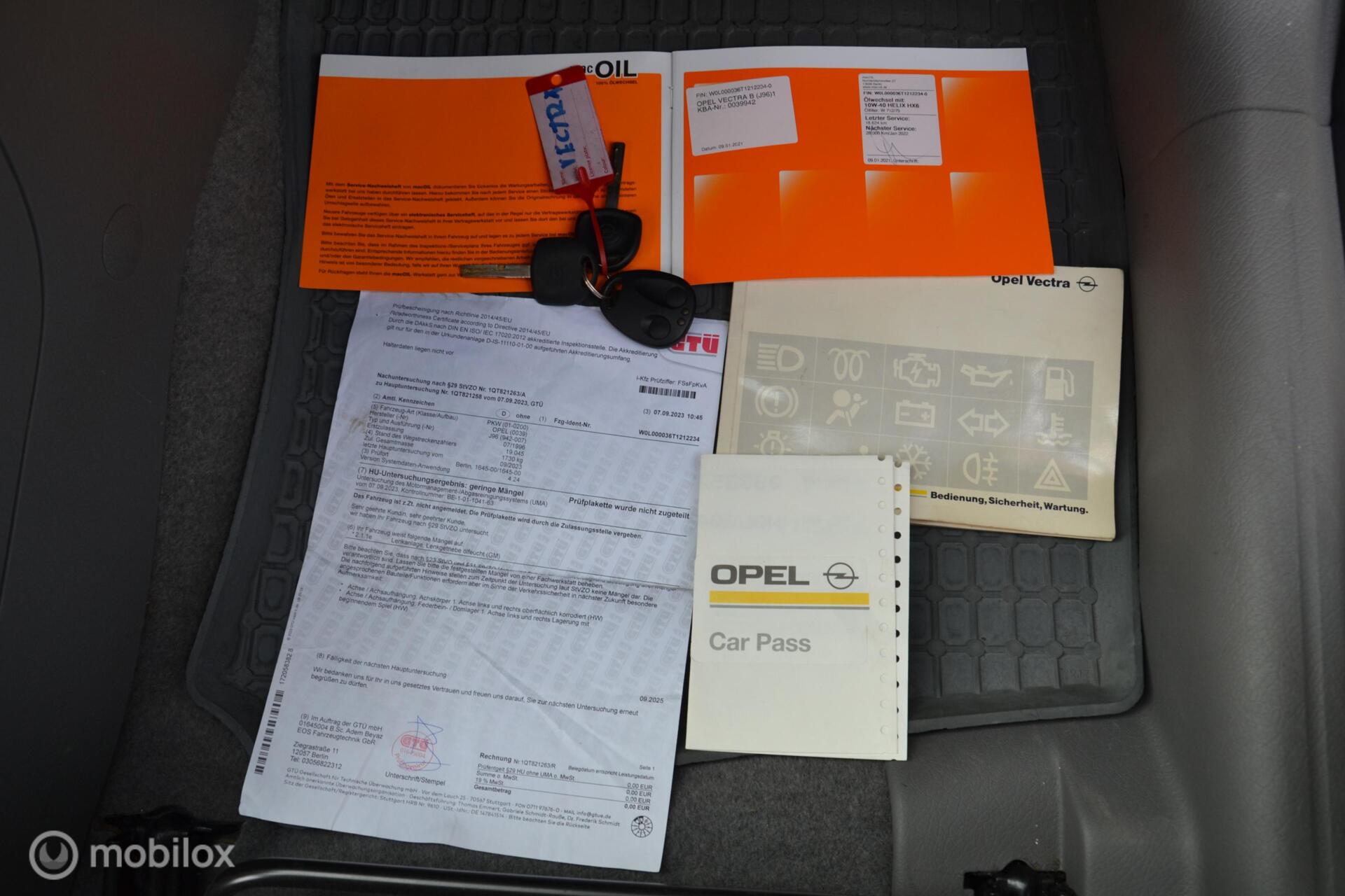 Foto van Opel Vectra-b