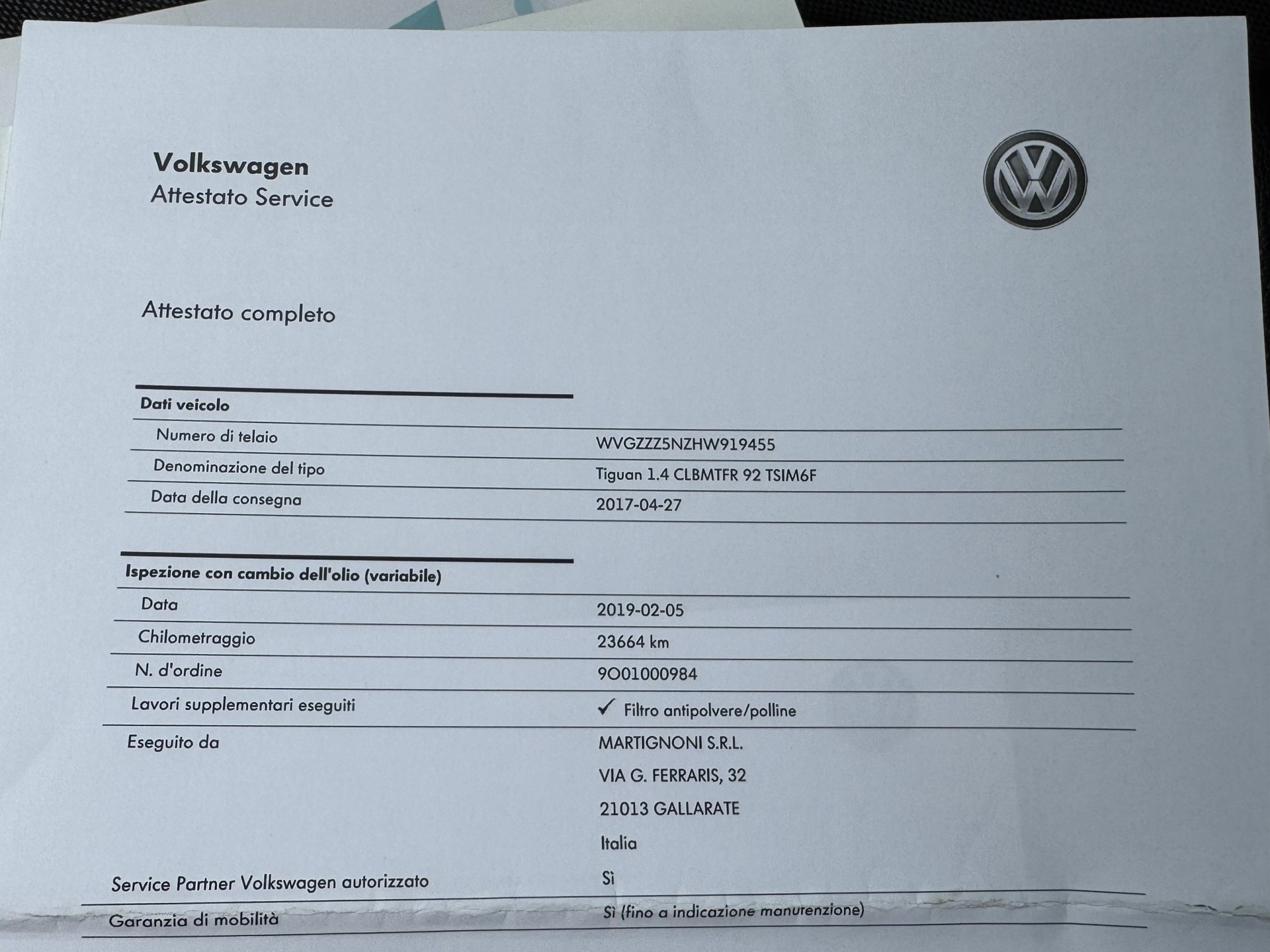 Foto van Volkswagen Tiguan