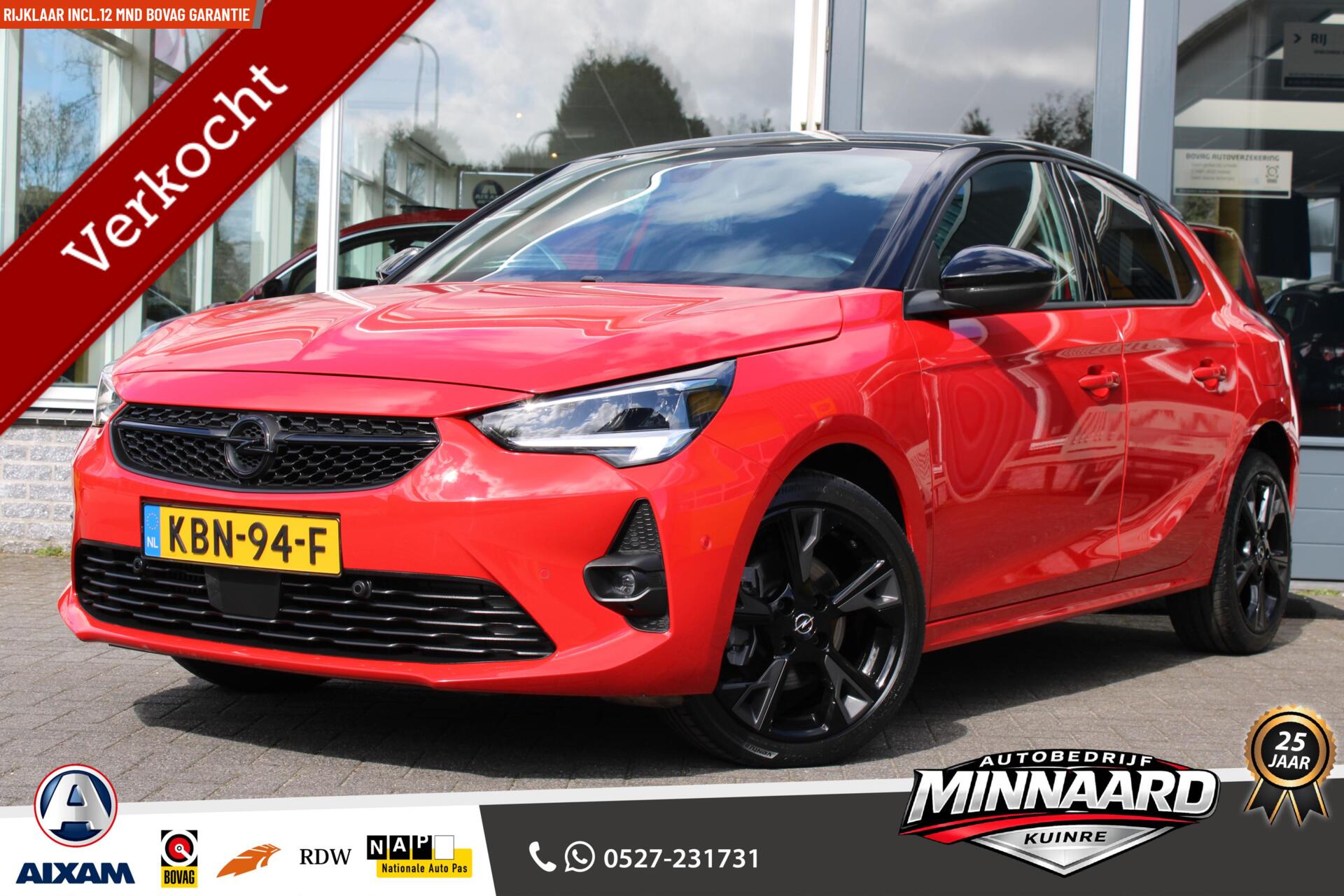 Opel Corsa 1.2 Turbo 40th Year Limited Edition|Automaat|Camera|Pdc| 2023 - voorkant