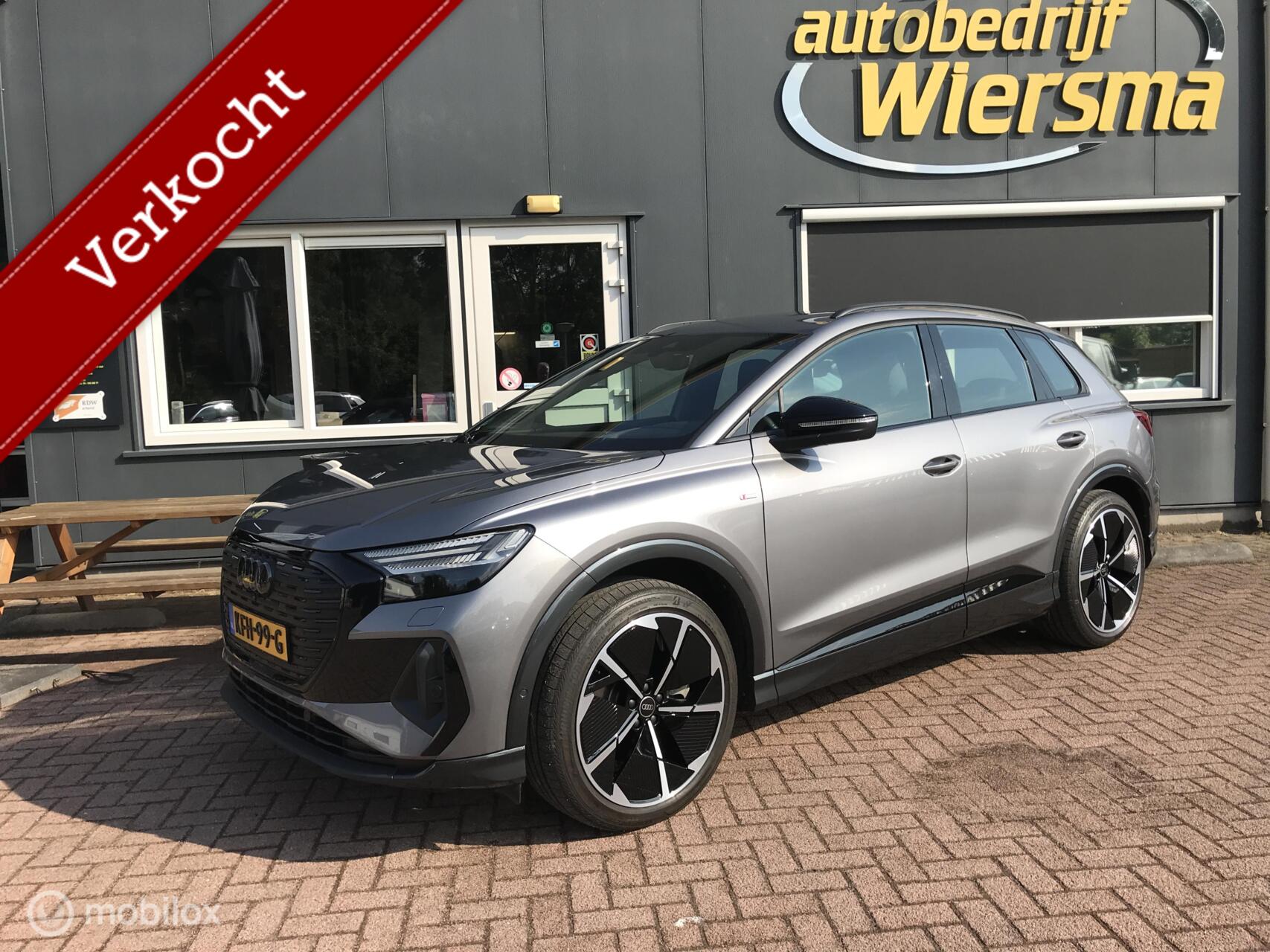 Audi Q4 55 E-tron 55 quattro S Edition 82 kWh 340PK 2024 - voorkant