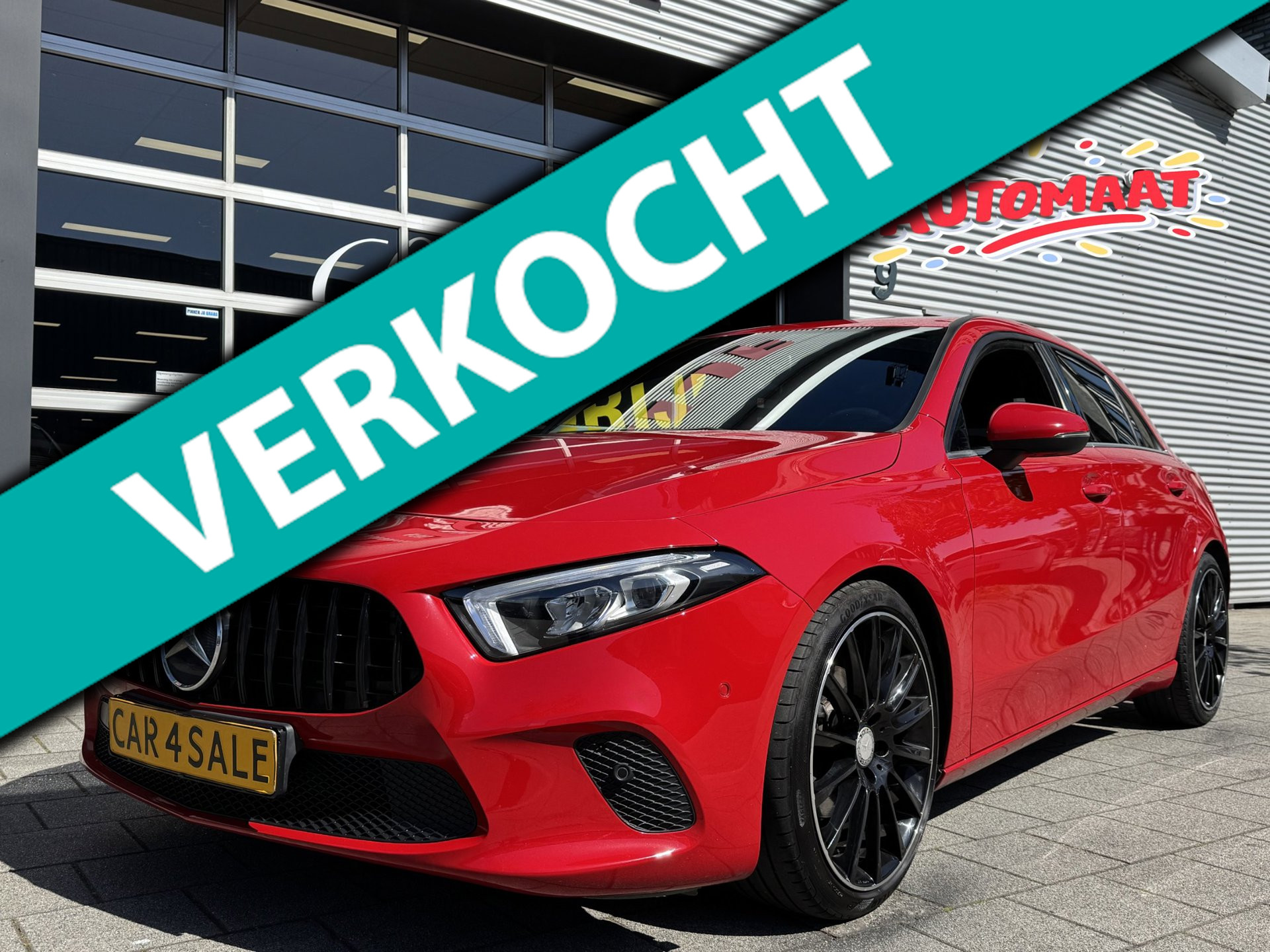 Mercedes-Benz A-klasse 180 Design Plus- AUTOMAAT - Navigatie I Leer I Digital Dashboard I Sport interieur I Dealer onderhouden 2019 - voorkant