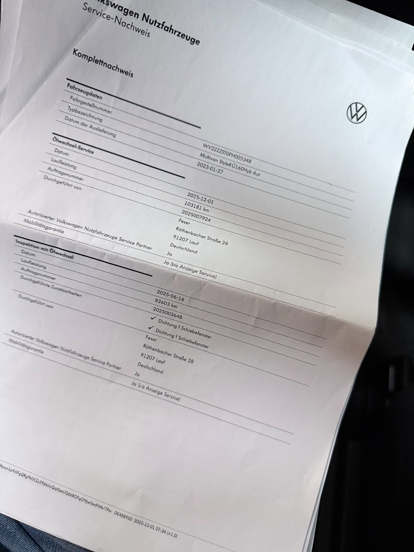 Foto van Volkswagen Multivan